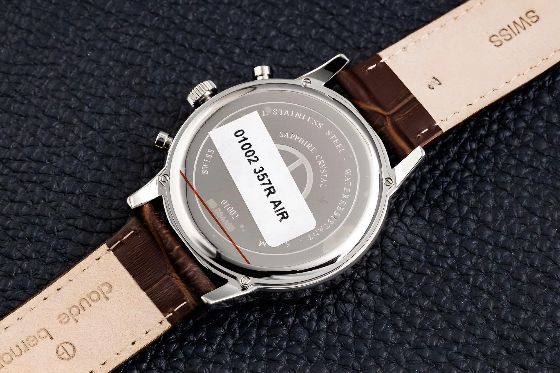 Reloj Claude Bernard Cronografo Cuero Hombre -3