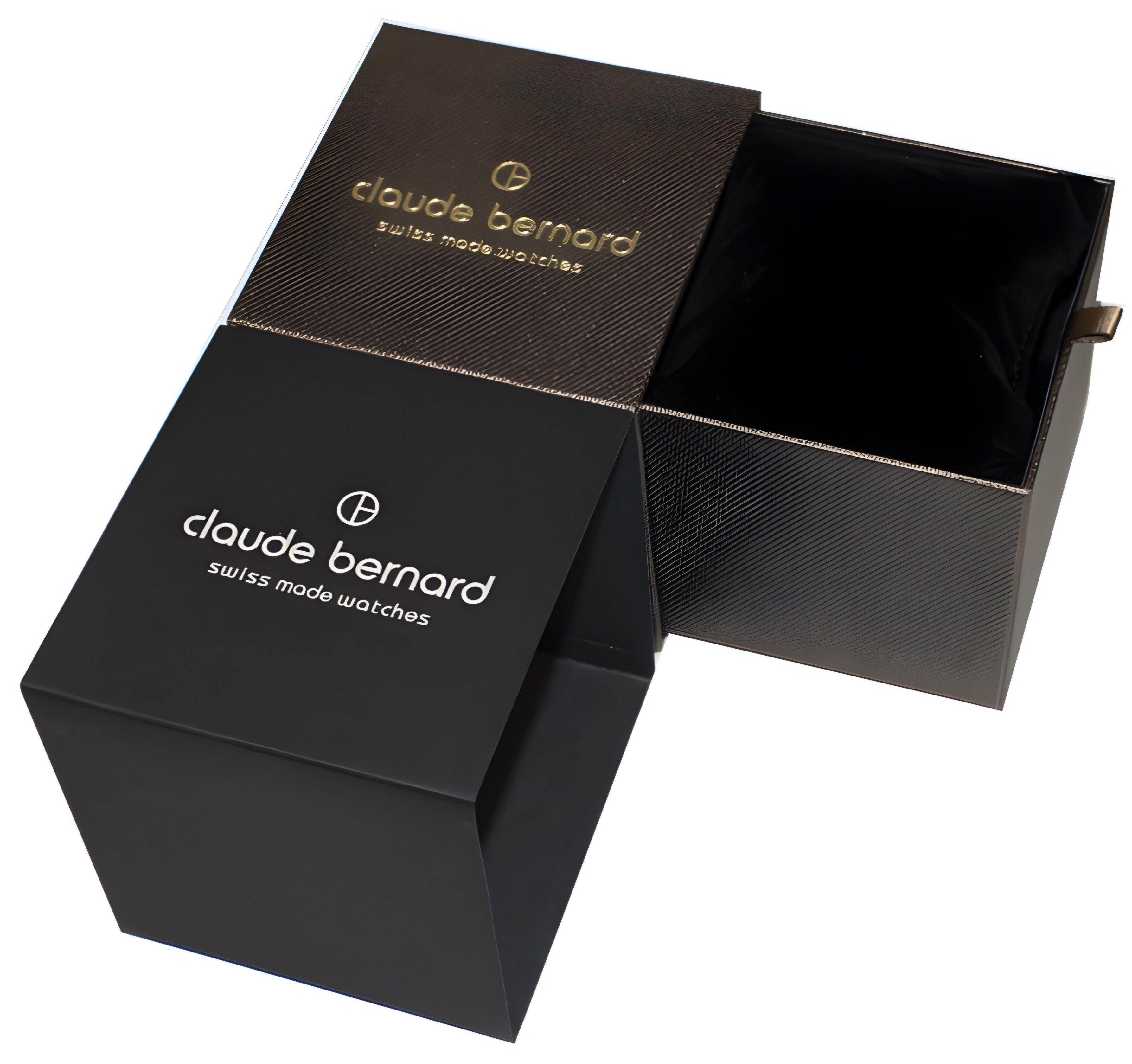 Reloj Claude Bernard Cronografo Cuero Hombre -5