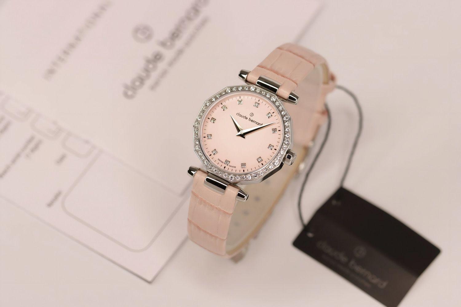 Reloj Claude Bernard Dress Code Rosado Mujer -4