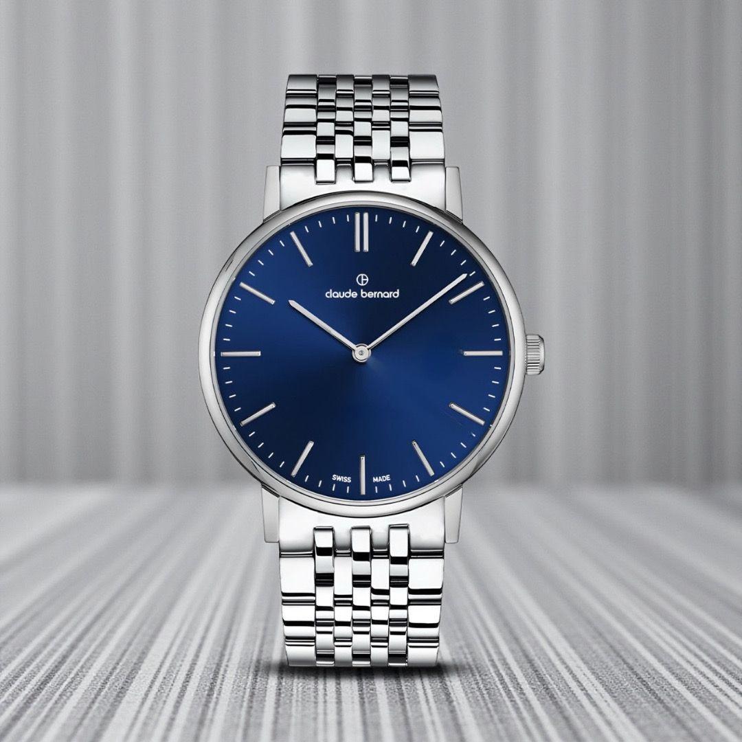 Reloj Claude Bernard Slim Line 39mm Silver Hombre 20234.3MBUIN-2