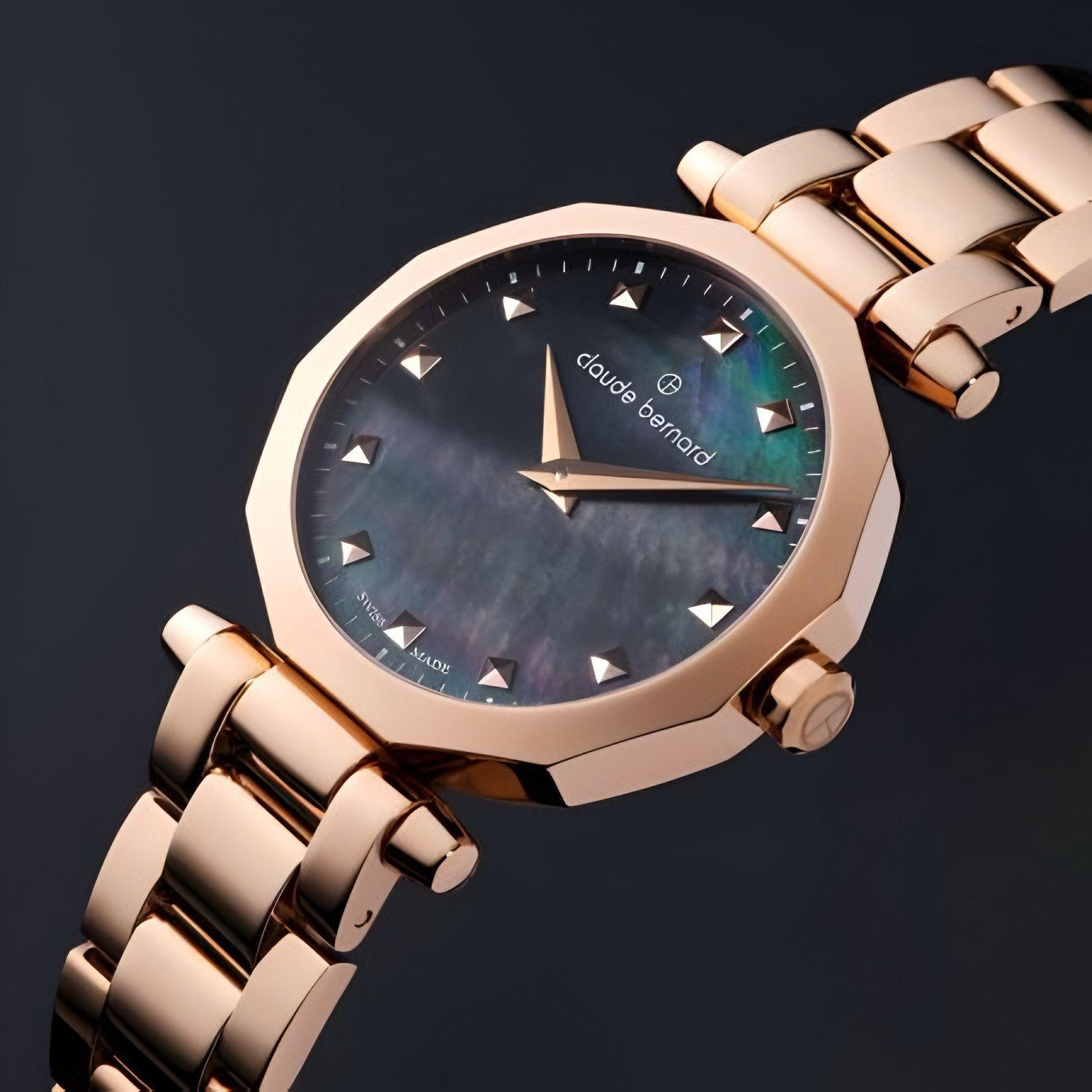 Reloj Claude Bernard Dress Code Rose Gold Mujer -2