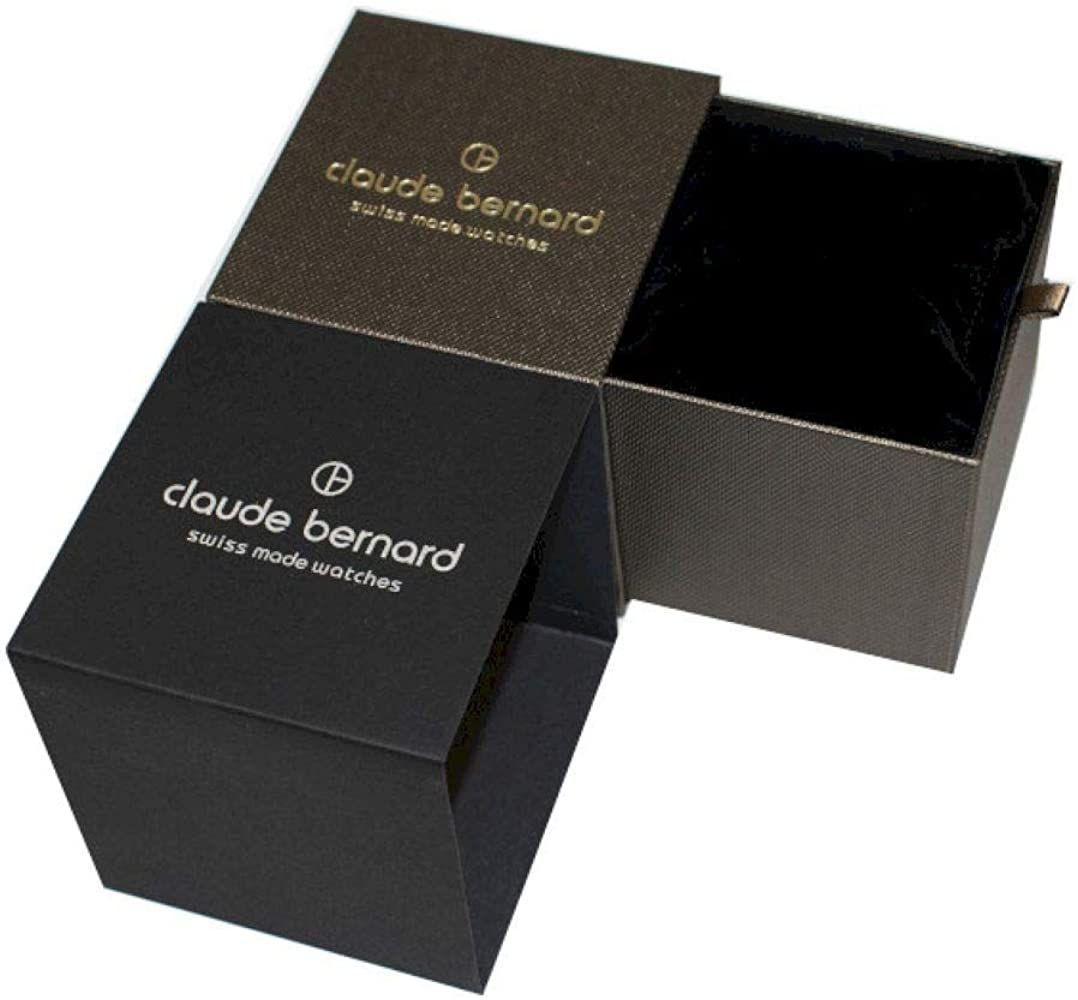 Reloj Claude Bernard Cronógrafo Cuero Rojo Hombre-4