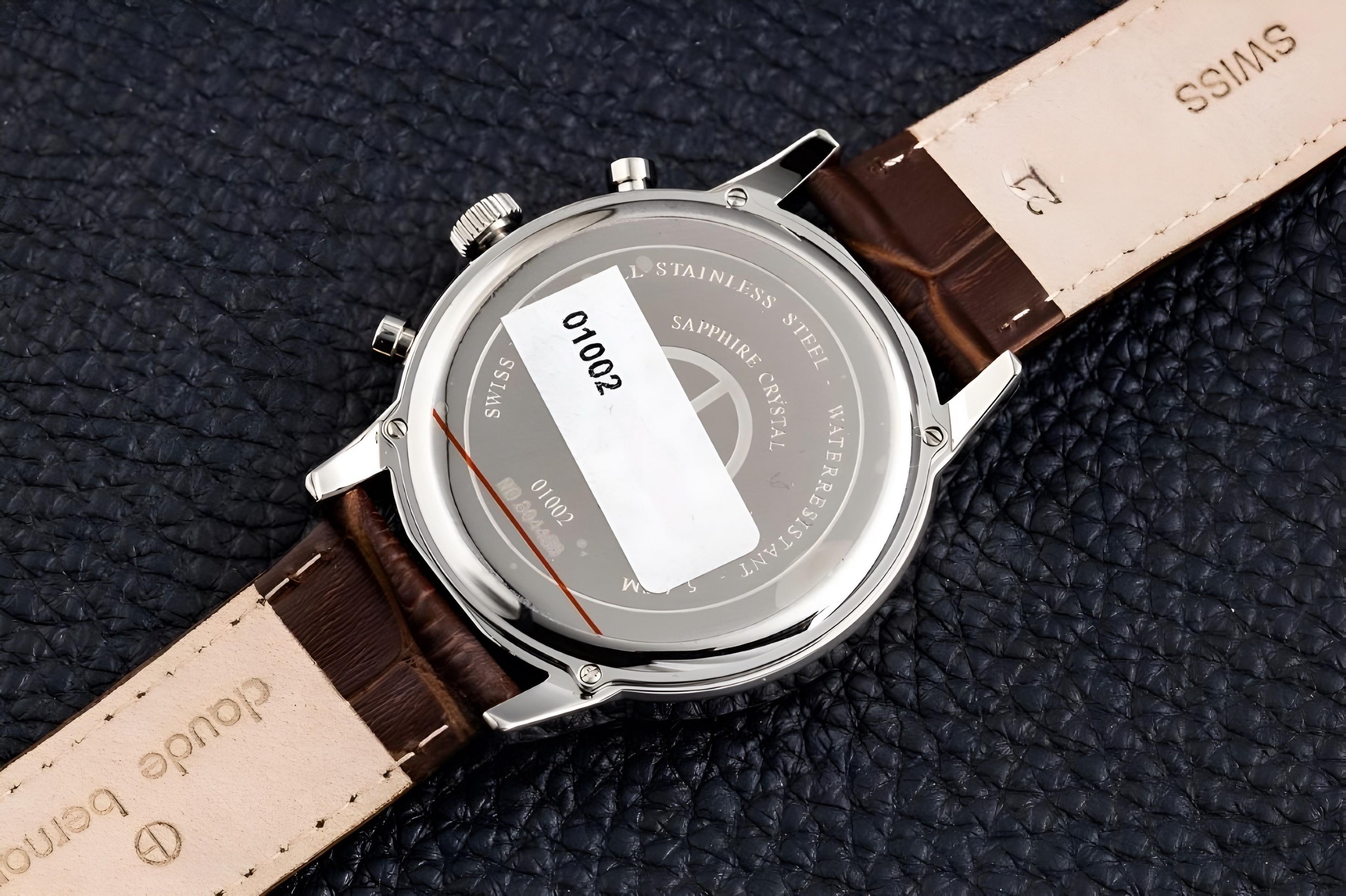 Reloj Claude Bernard Brown Chronograph Hombre -2