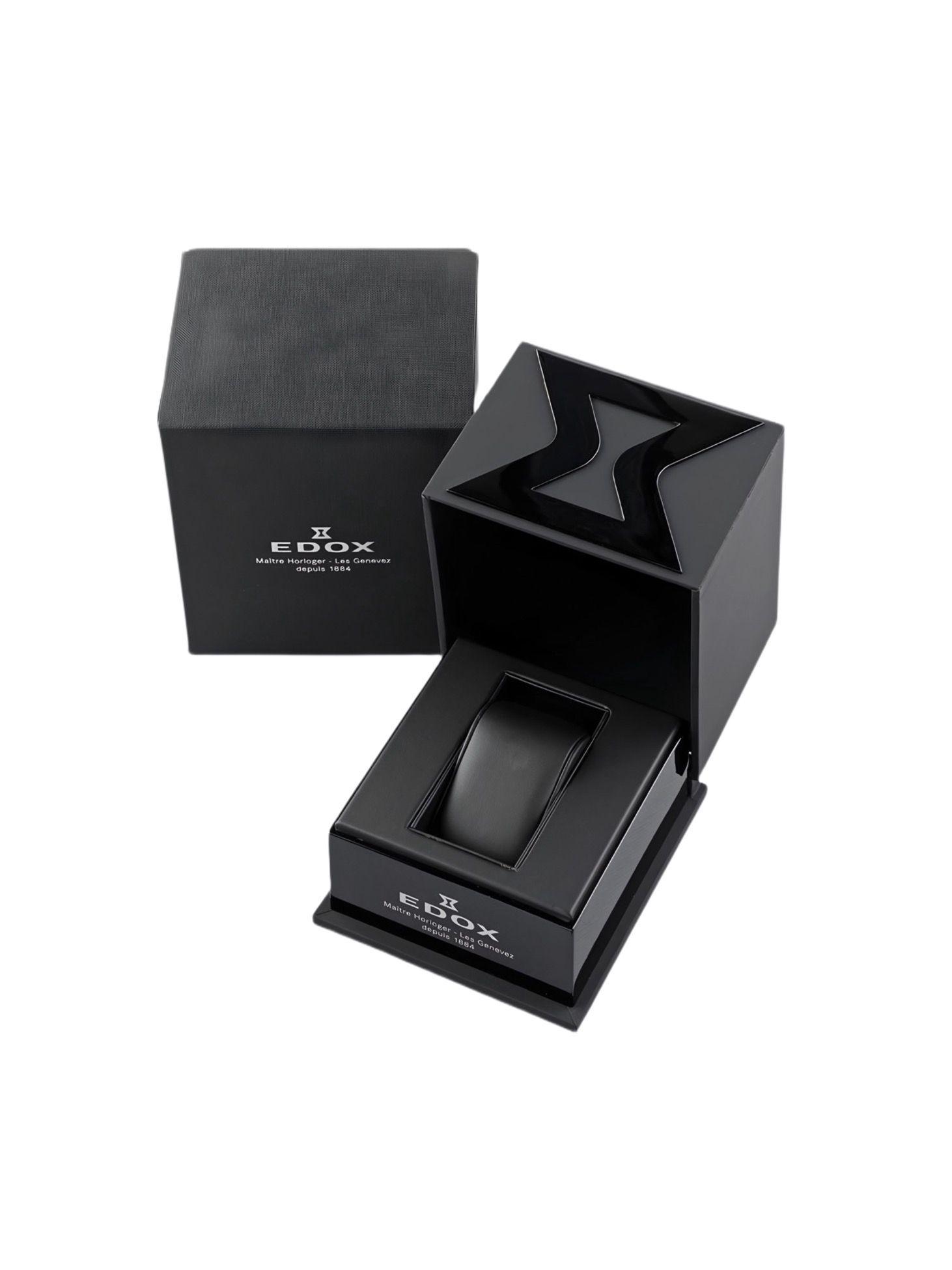 Reloj Edox Moon Phase Roman Numerals Hombre -3