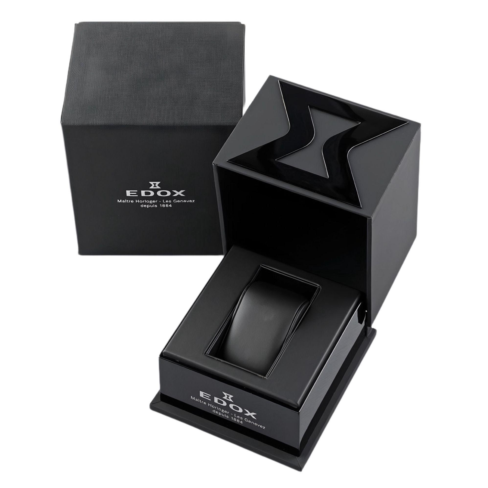 Reloj Edox La Passion Black Dial 29mm Mujer-3