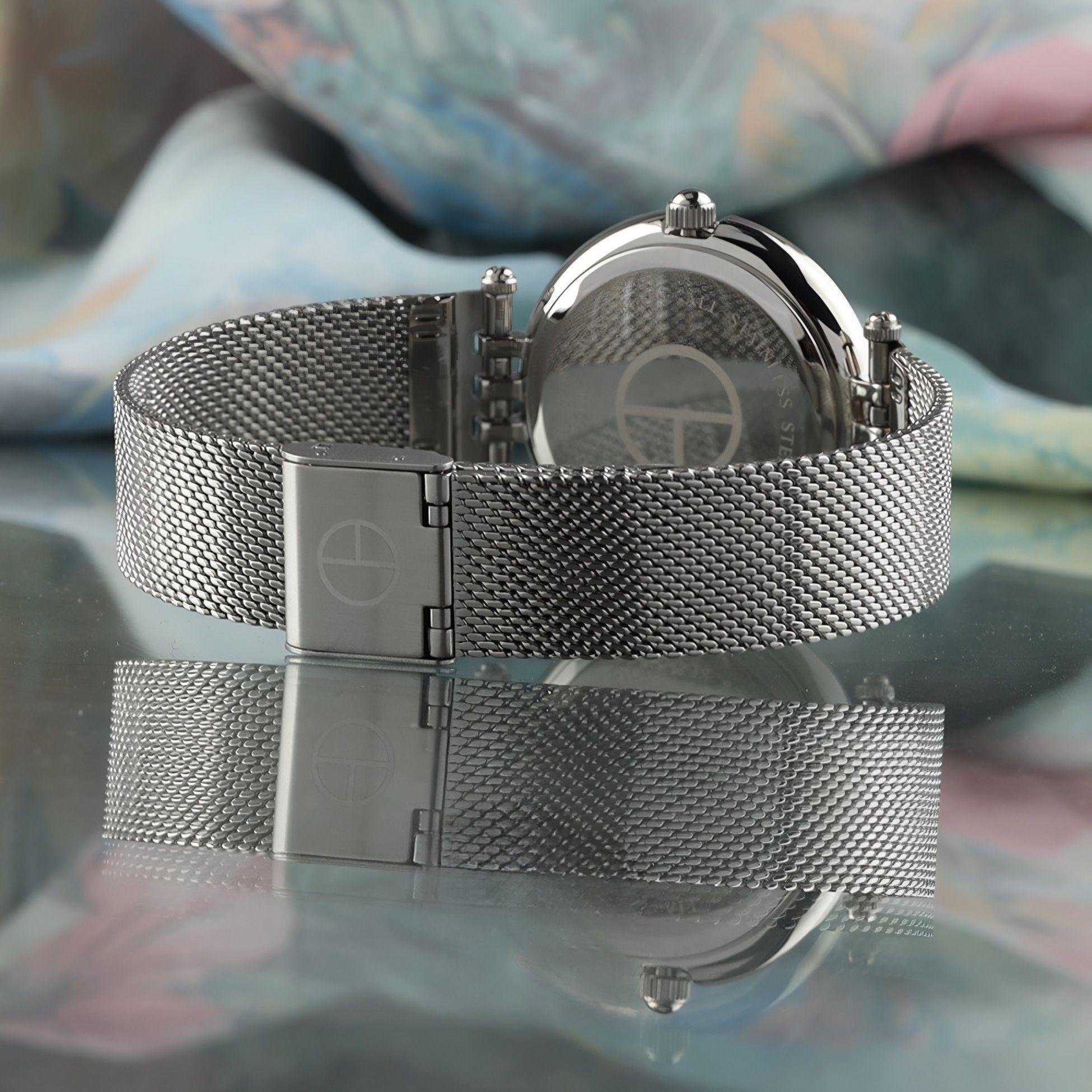 Reloj Claude Bernard Dress Code Mujer Plateado 36mm-2