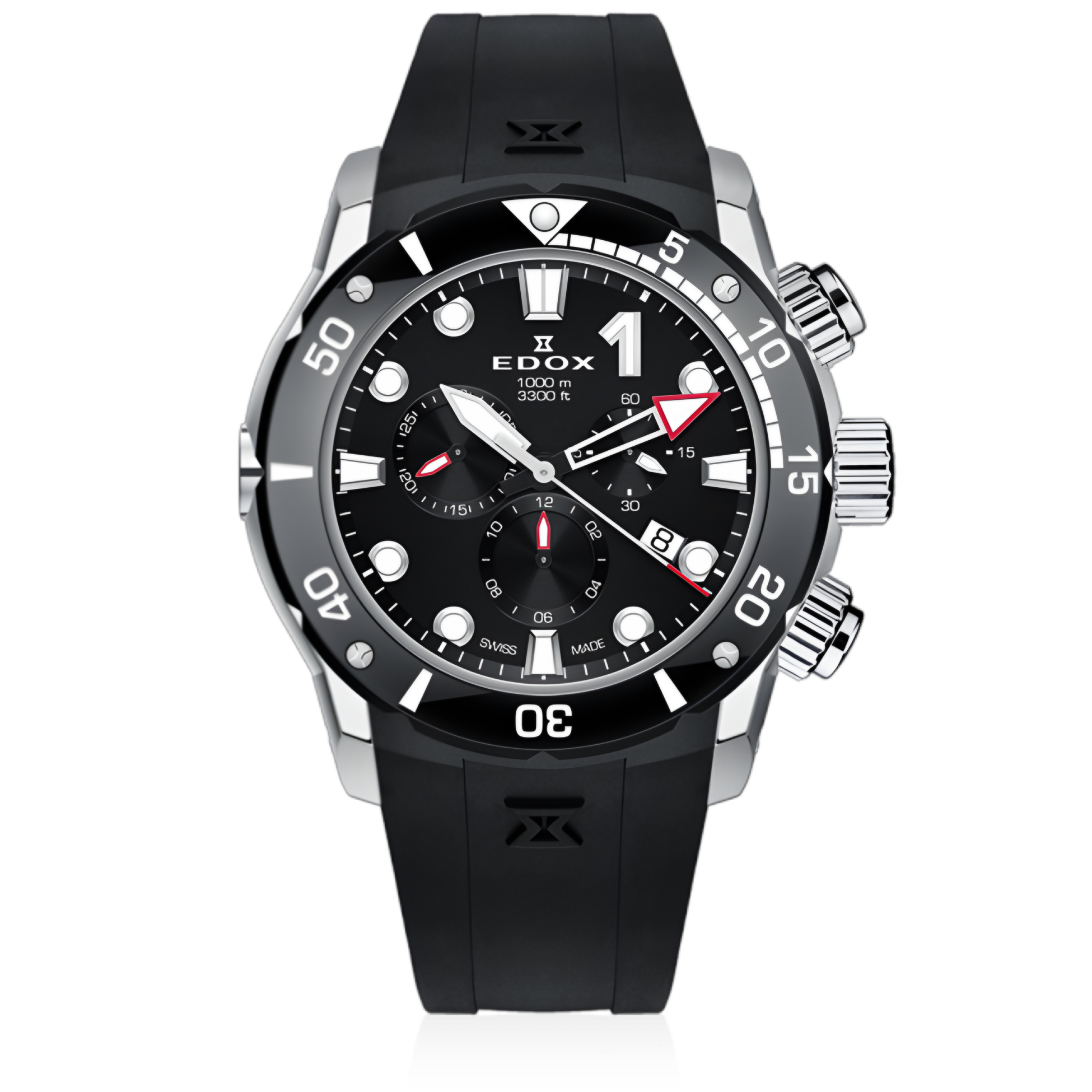 Reloj Edox Black Class One Chronograph Hombre-0