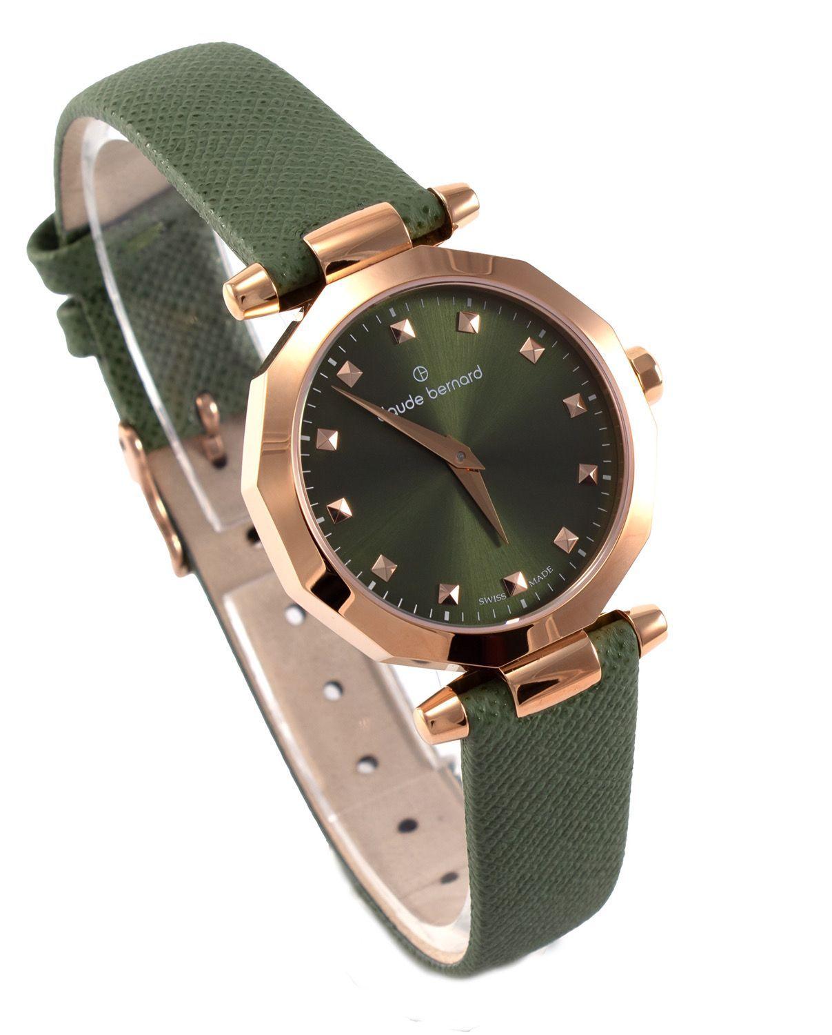 Reloj Claude Bernard Dress Code Verde Mujer-2