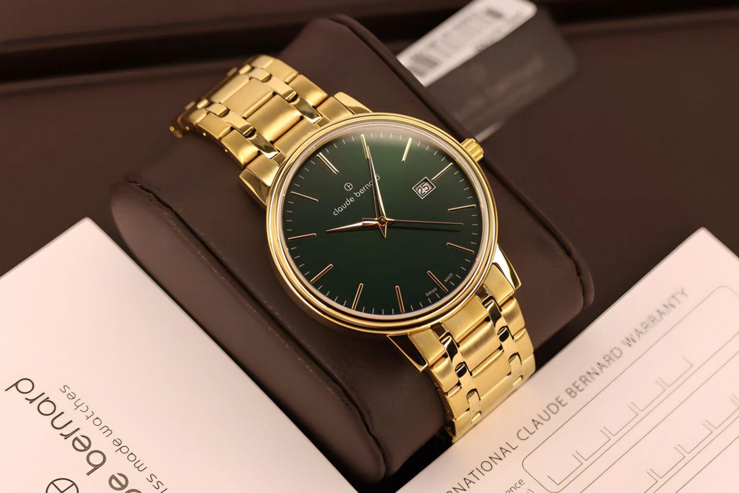 Reloj Claude Bernard Esfera Verde 39mm Hombre 53007 37JMVID-2