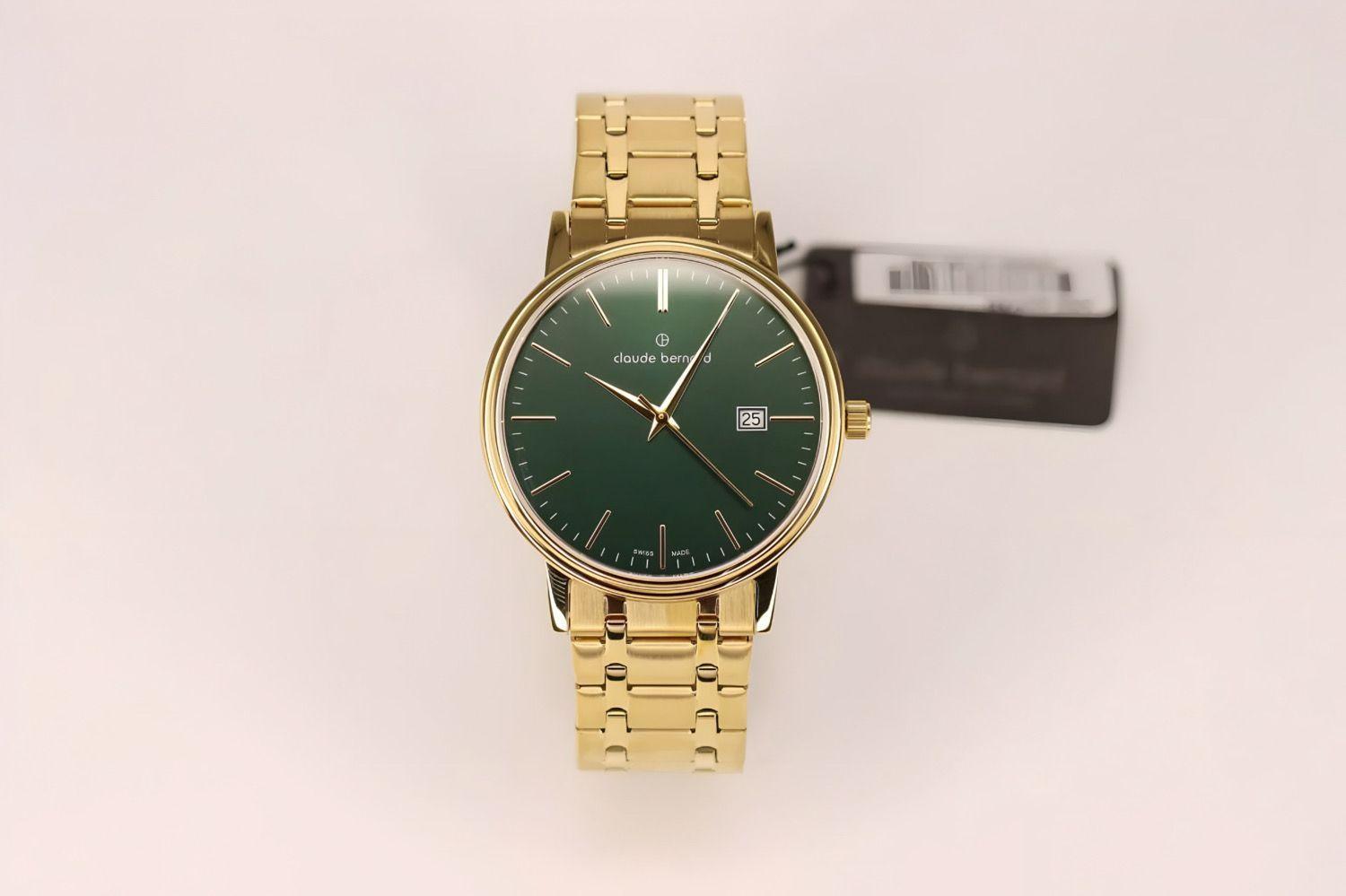 Reloj Claude Bernard Esfera Verde 39mm Hombre 53007 37JMVID-3