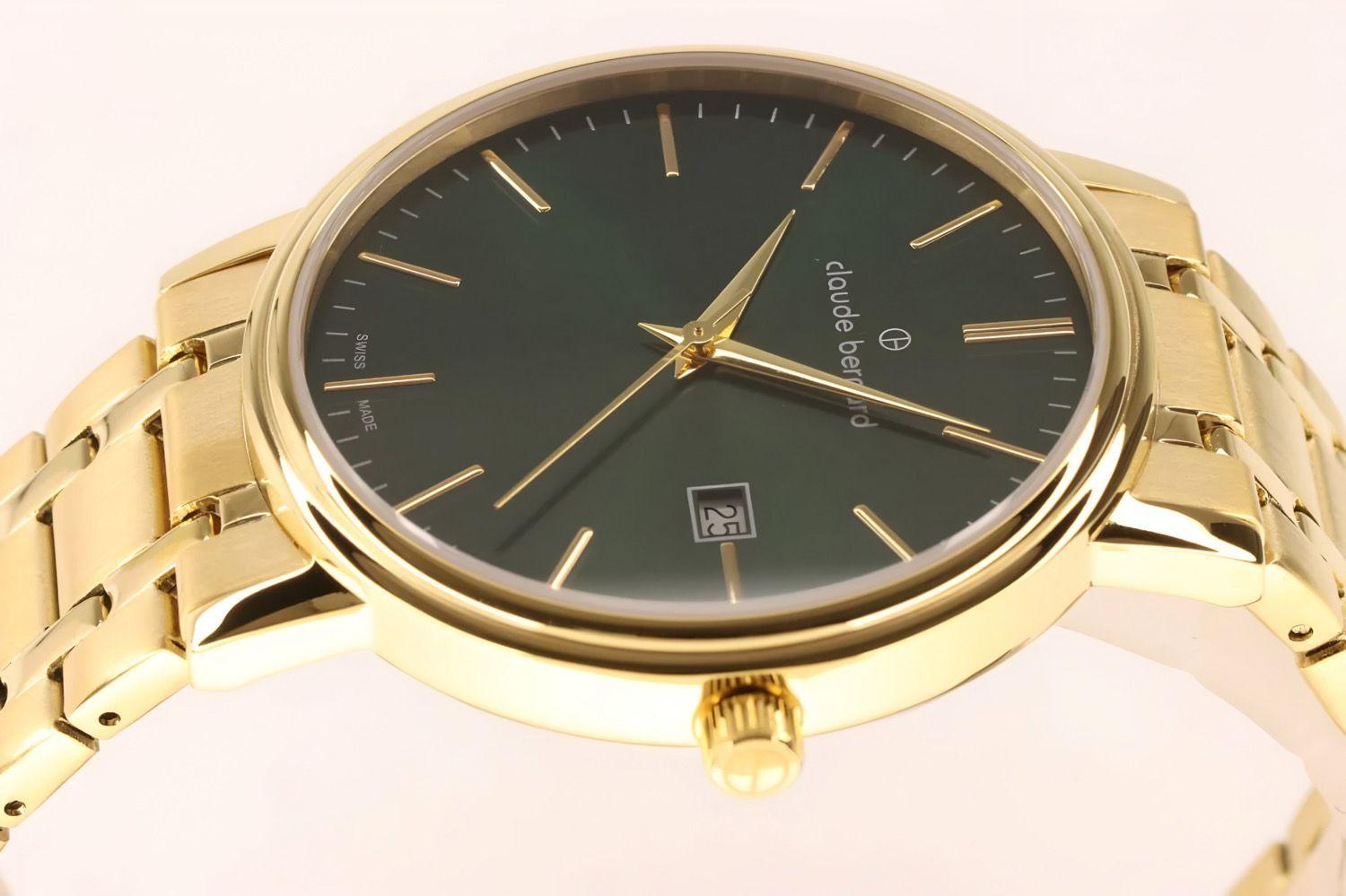 Reloj Claude Bernard Esfera Verde 39mm Hombre 53007 37JMVID-4