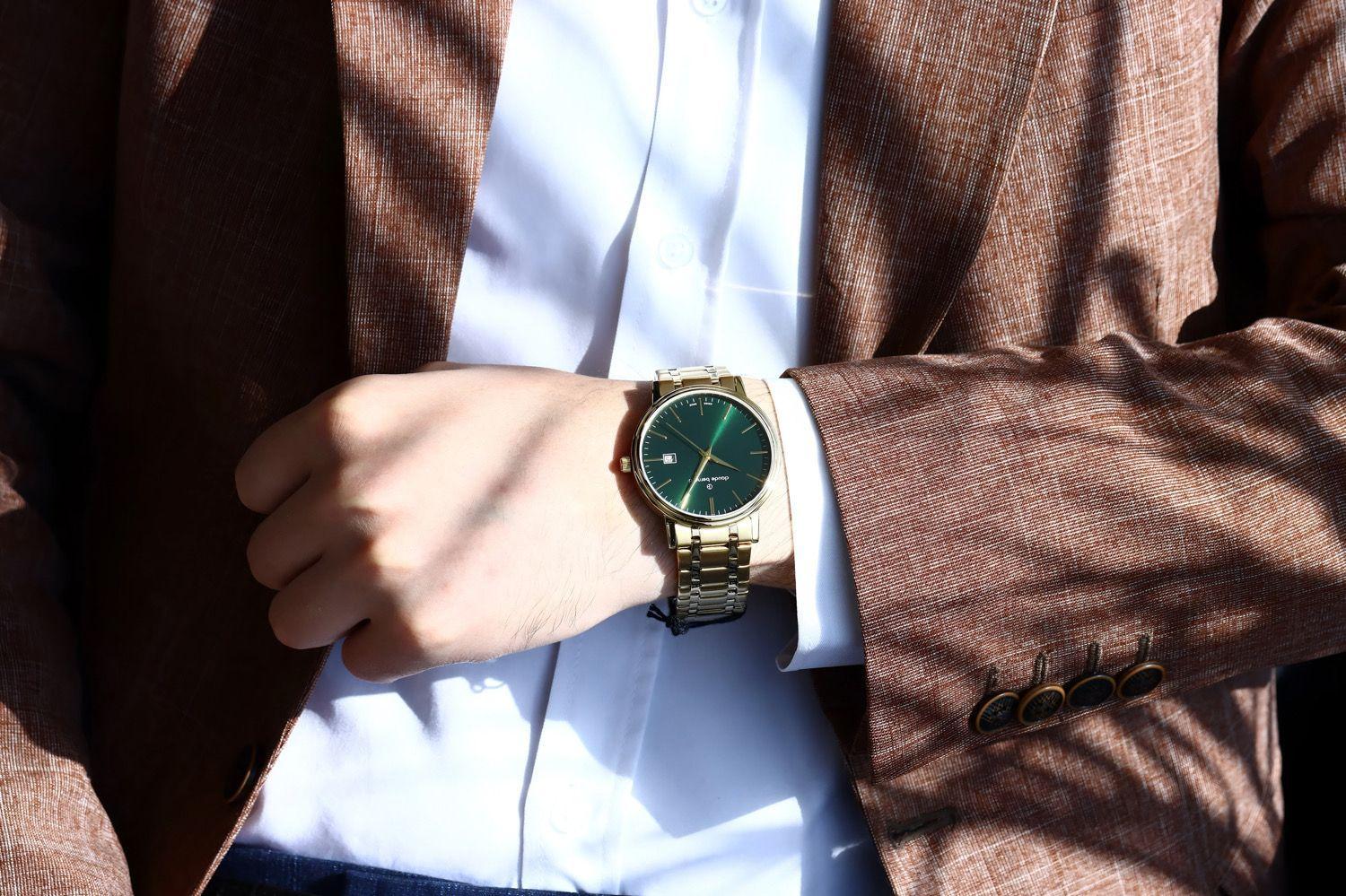 Reloj Claude Bernard Esfera Verde 39mm Hombre 53007 37JMVID-6