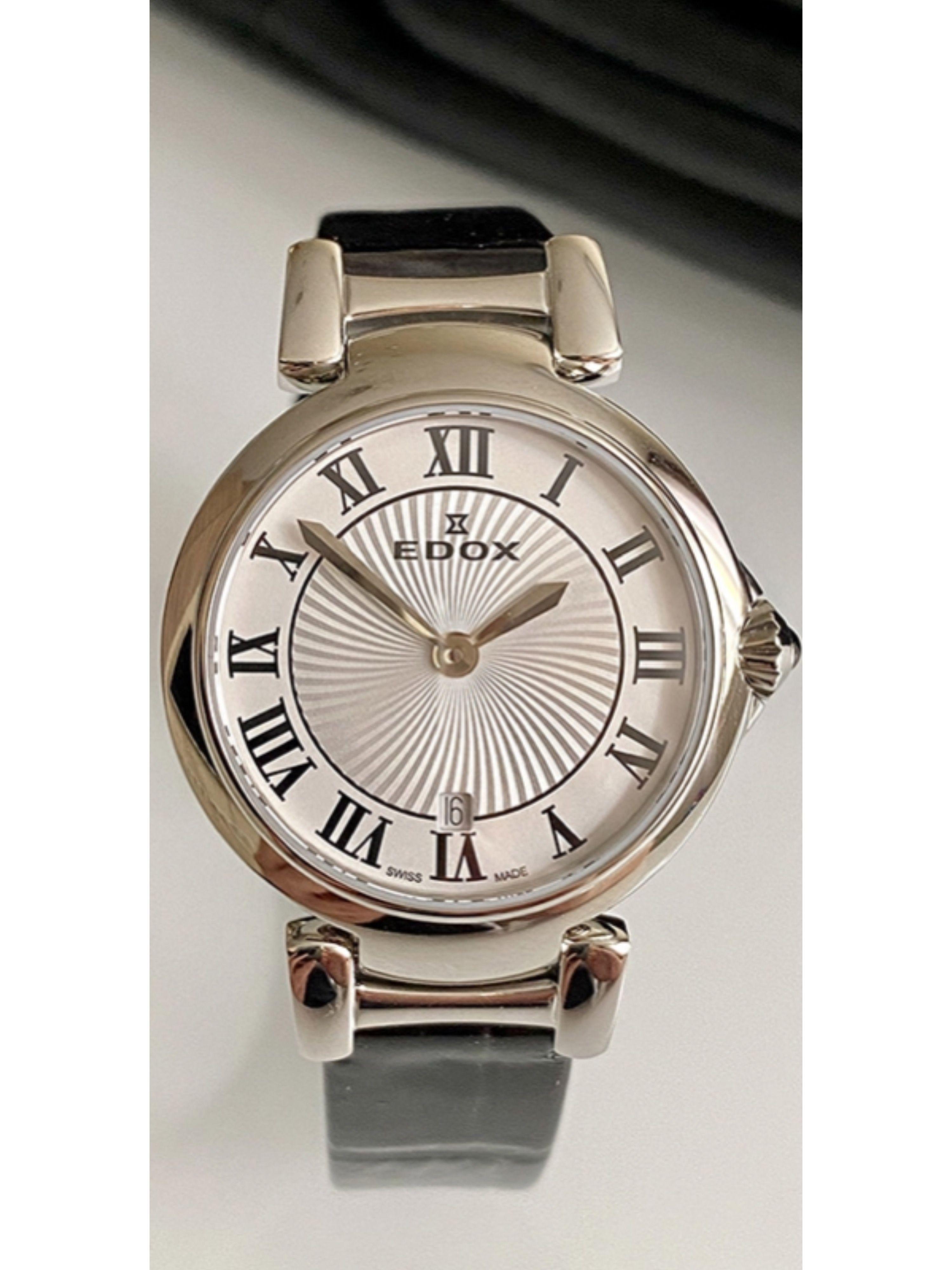 Reloj Edox Roman Numeral La Passion Mujer-2