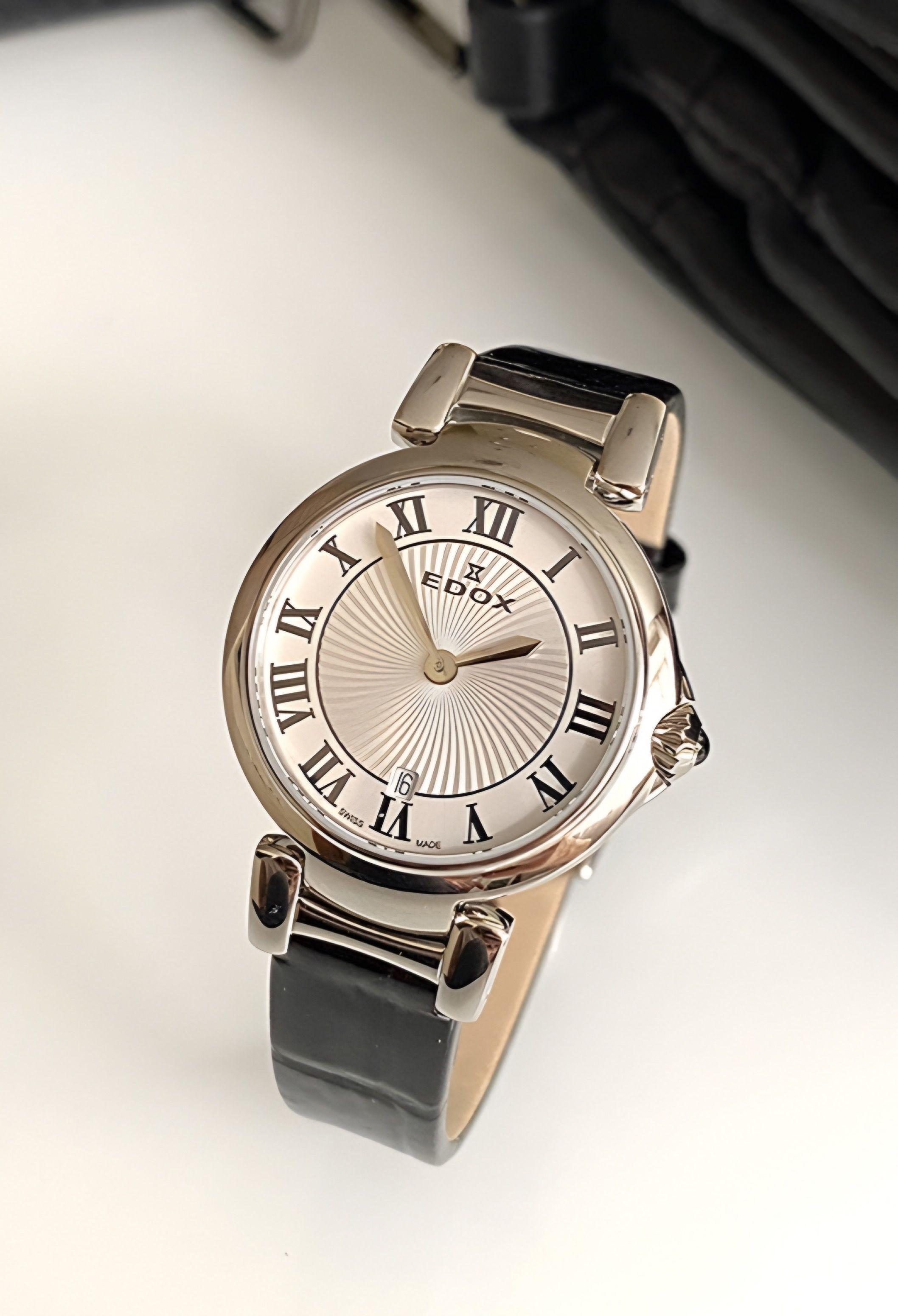 Reloj Edox Roman Numeral La Passion Mujer-3