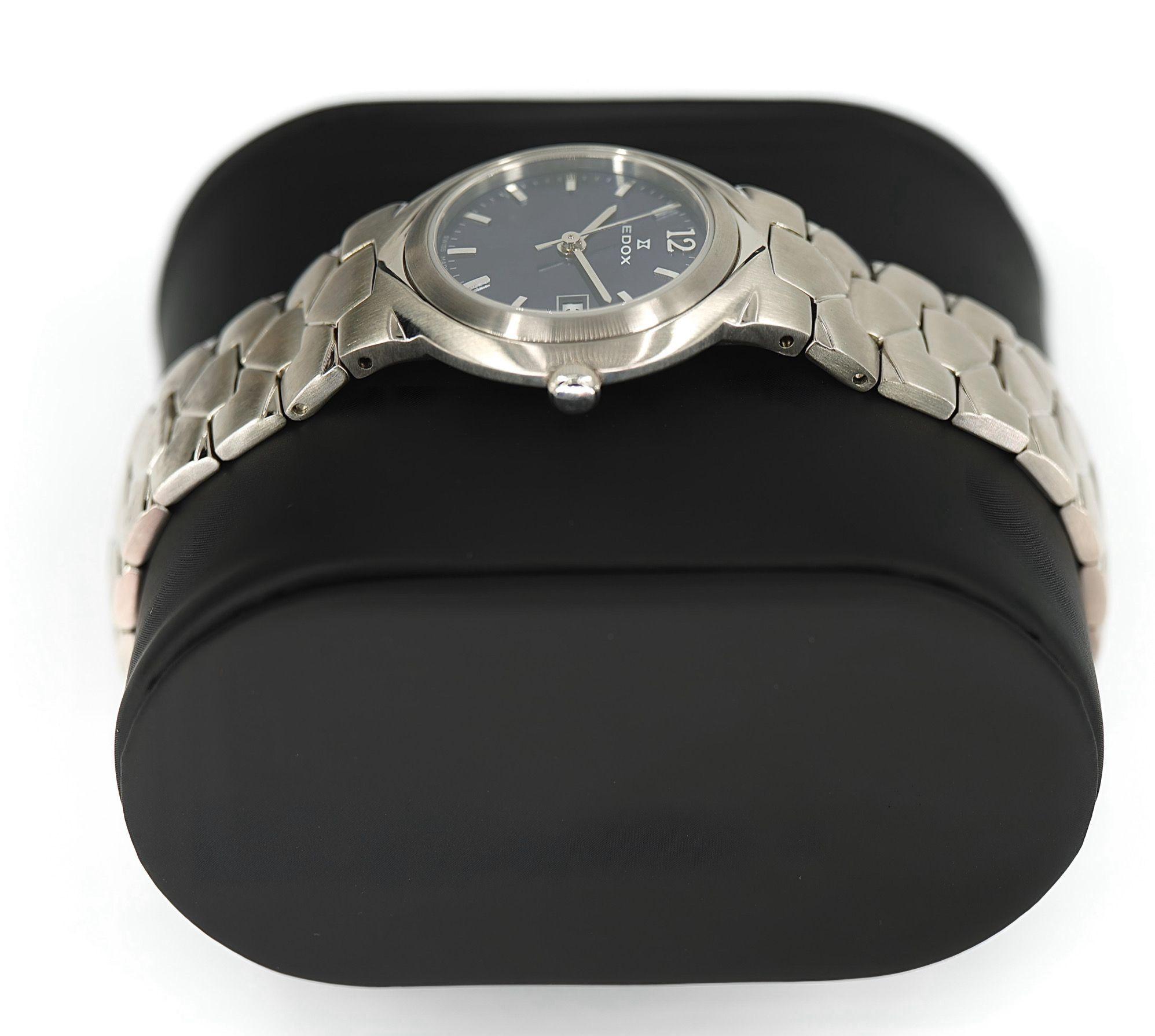 Reloj Edox Classic Esfera Azul Mujer-3