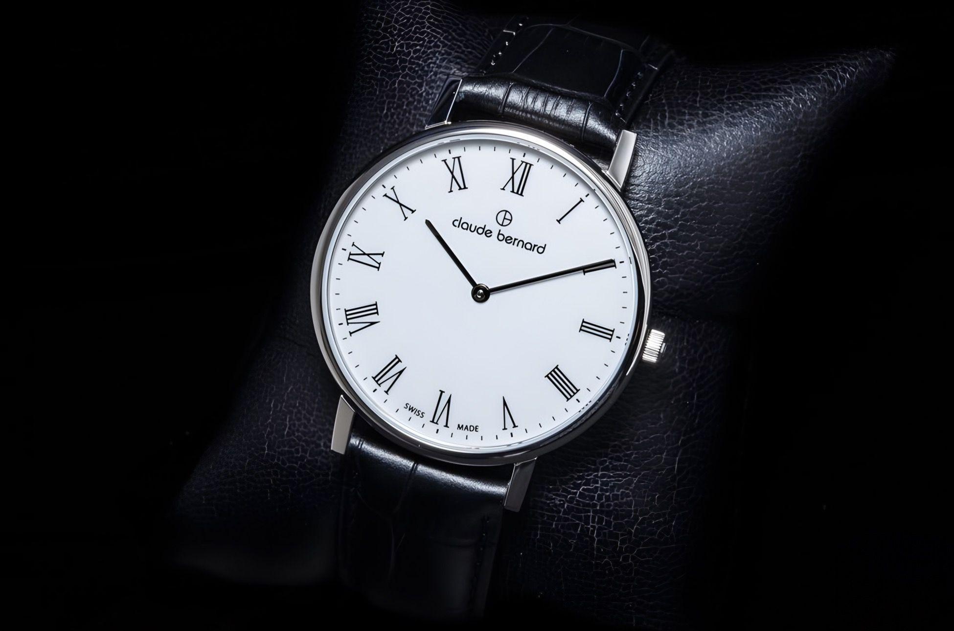  Reloj Claude Bernard Slim Line Roman Numeral 41mm Hombre -2