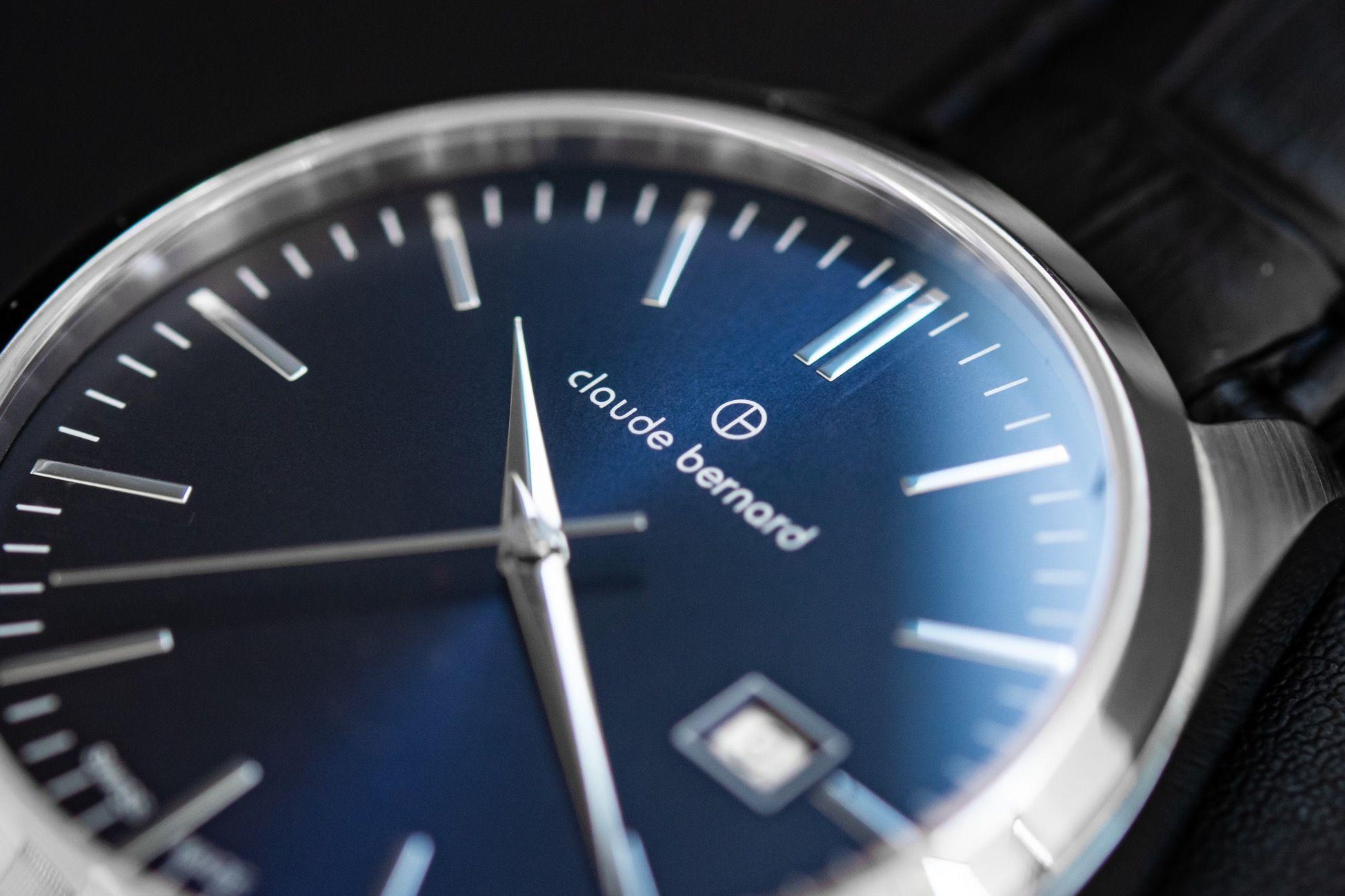 Reloj Claude Bernard Classic Azul 42mm Hombre-2