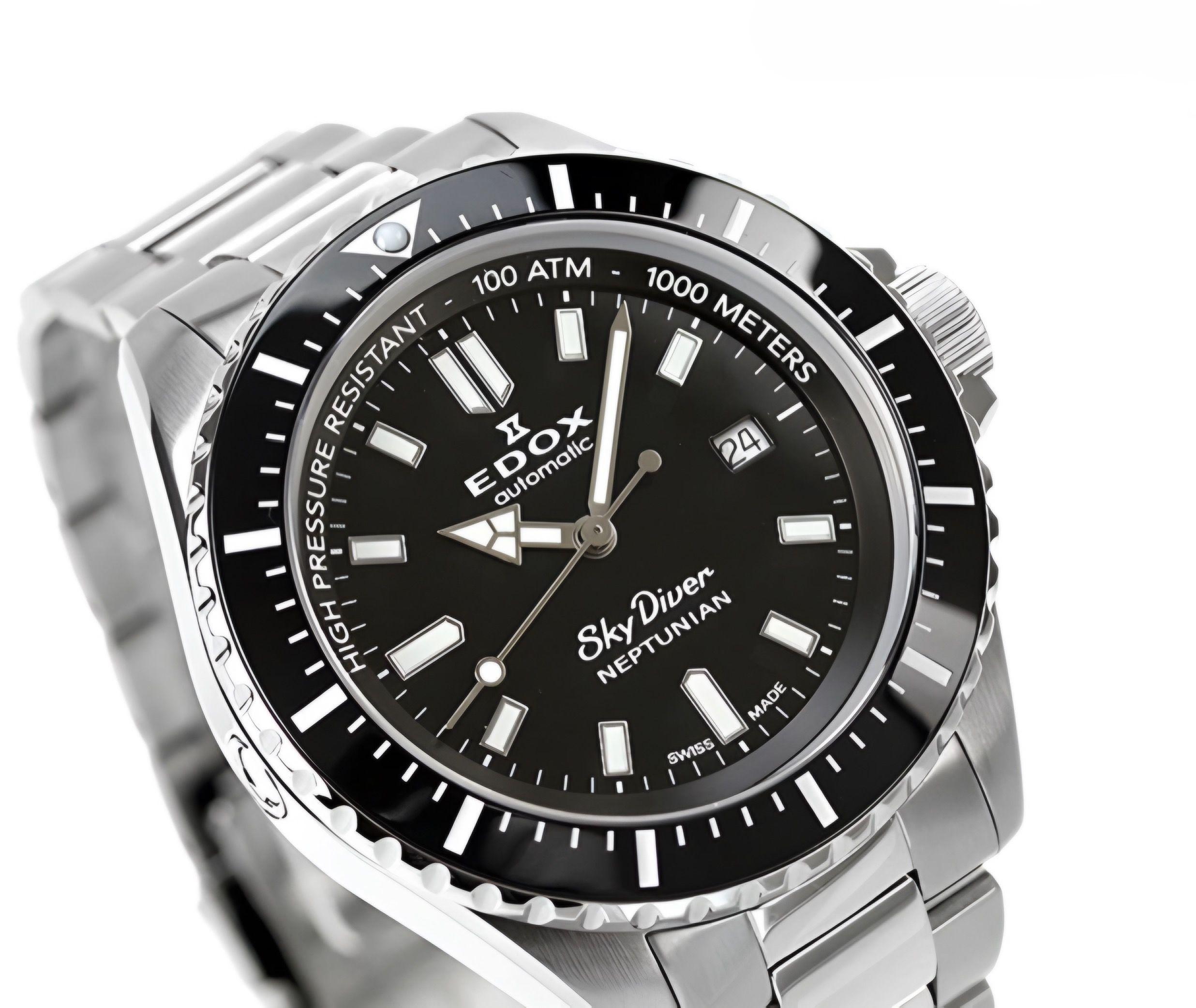 Reloj Edox Automatic Sky Diver Hombre-2