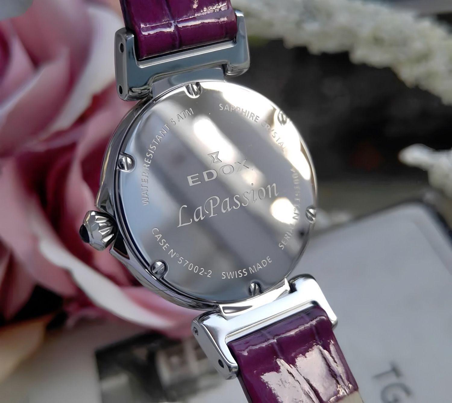 Reloj Edox La Passion Violeta Mujer 57002.3CROIN-4