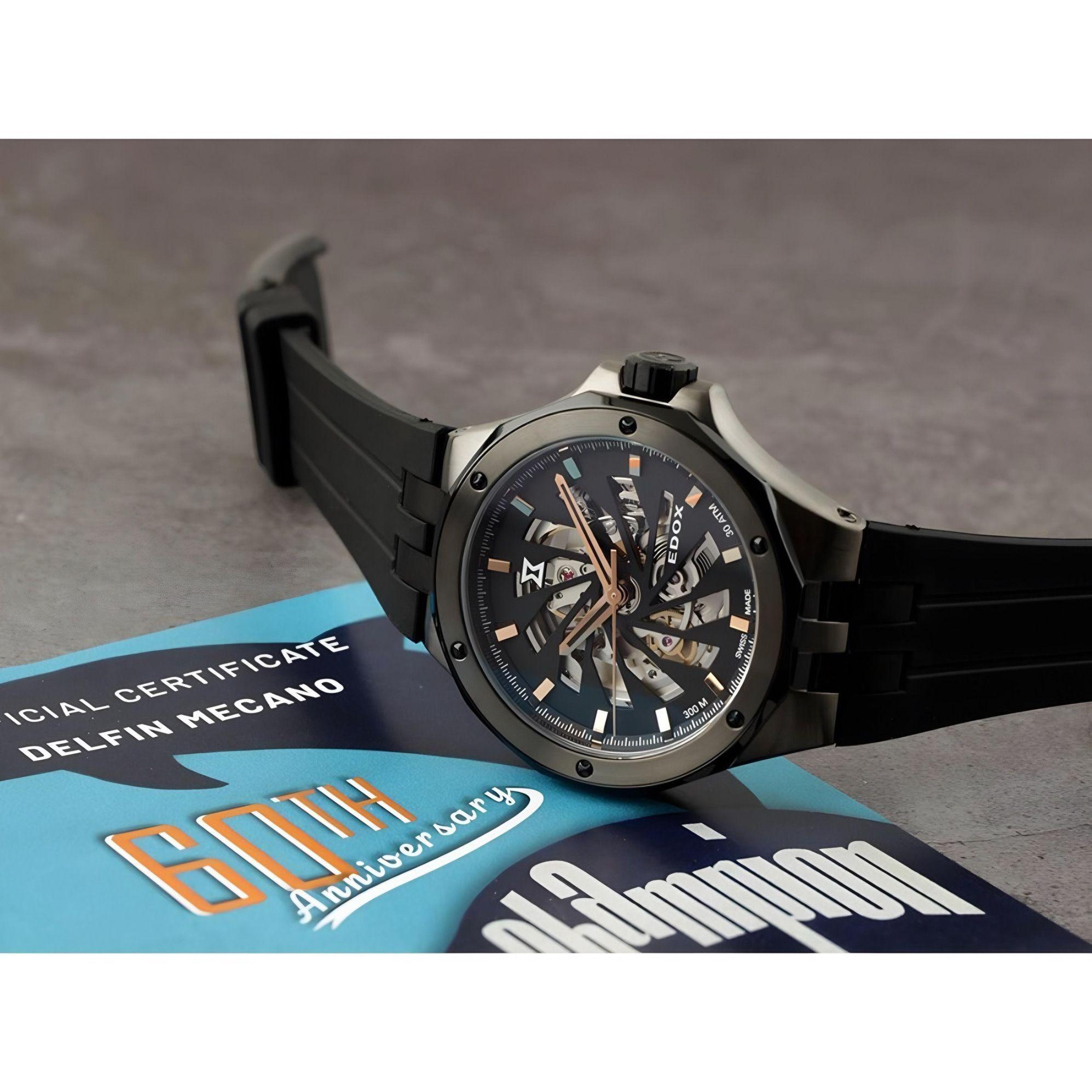 Reloj Edox Automatico Edición Especial Hombre-2