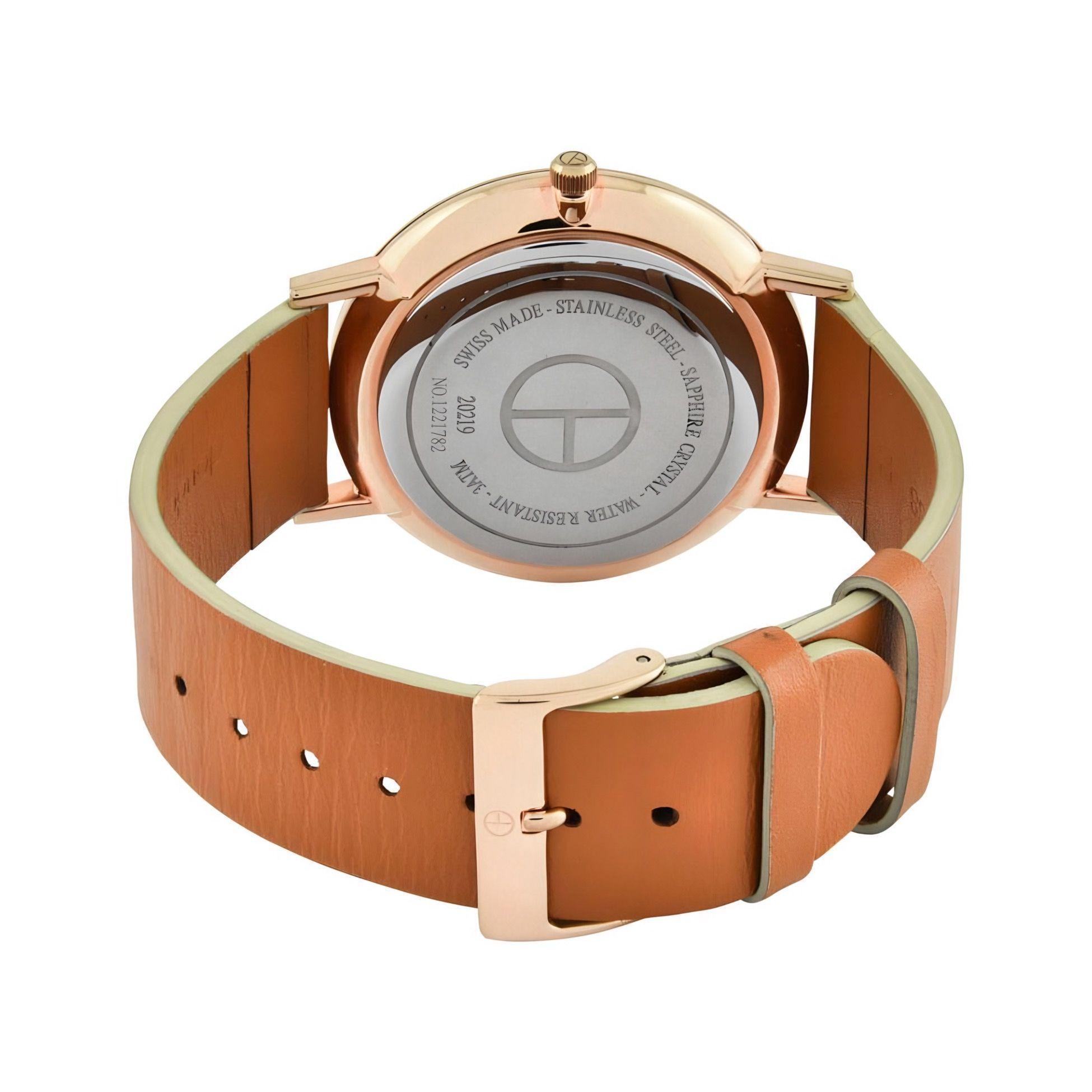 Reloj Claude Bernard Slim Line Camel 41mm Hombre -2