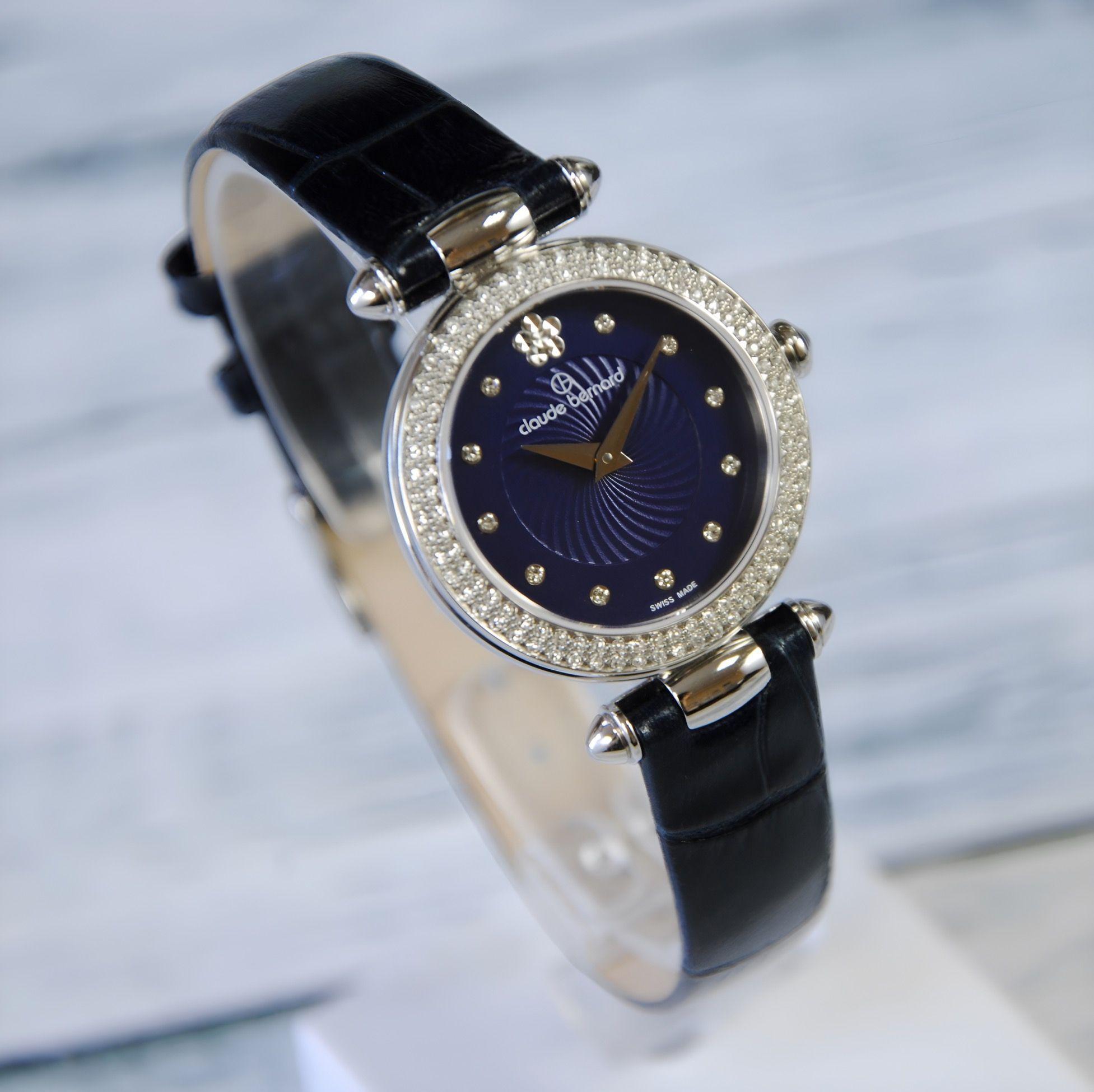Reloj Claude Bernard Blue Elegant Mujer-1