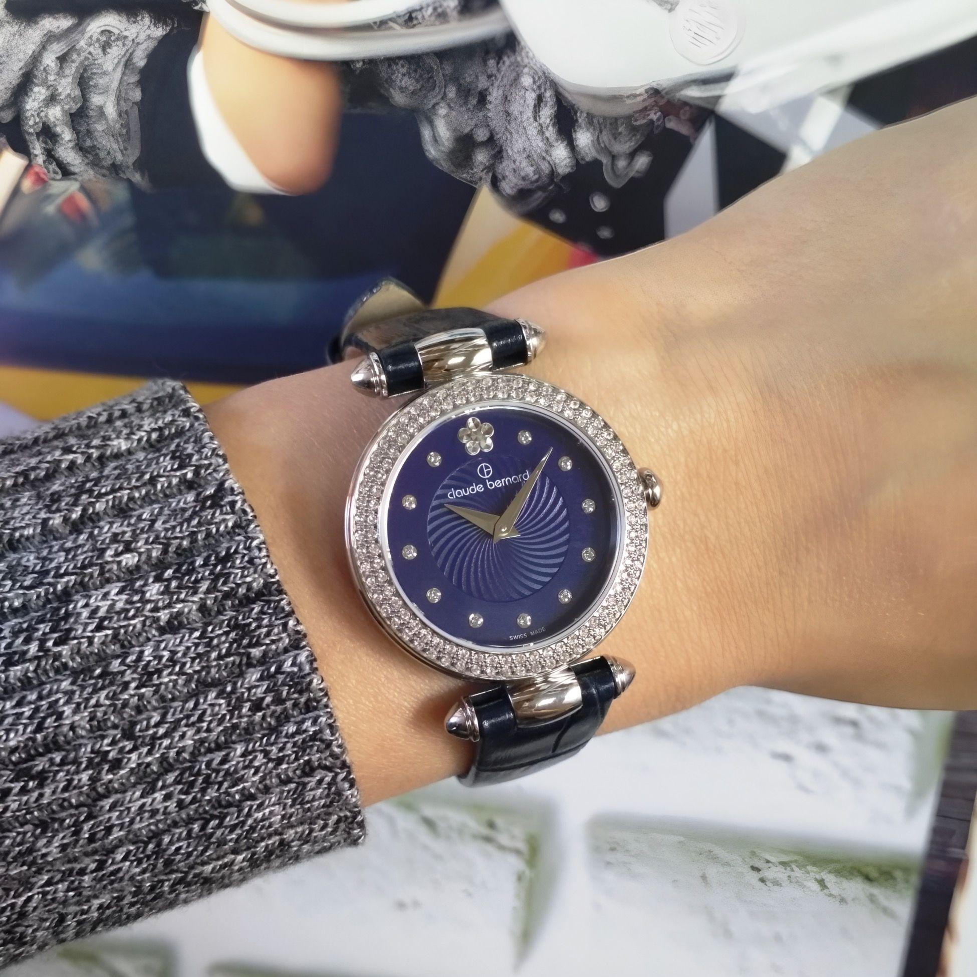 Reloj Claude Bernard Blue Elegant Mujer-2
