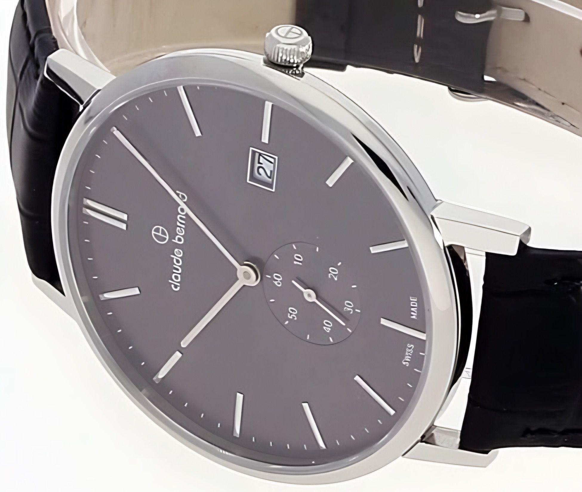 Reloj Claude Bernard Classic Esfera Negra 41mm Hombre-2