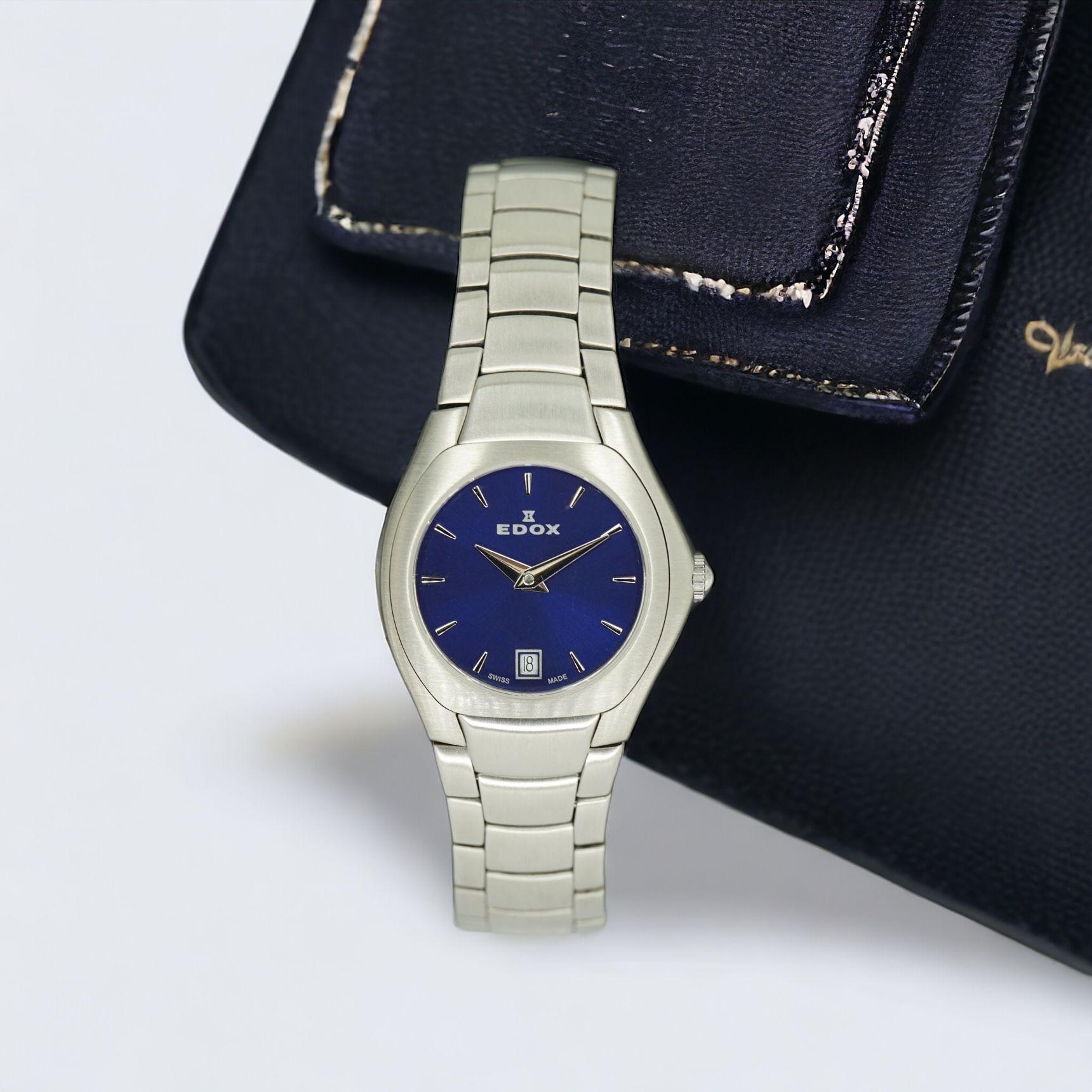 Reloj Edox Classic Mujer Plateado 28mm-3