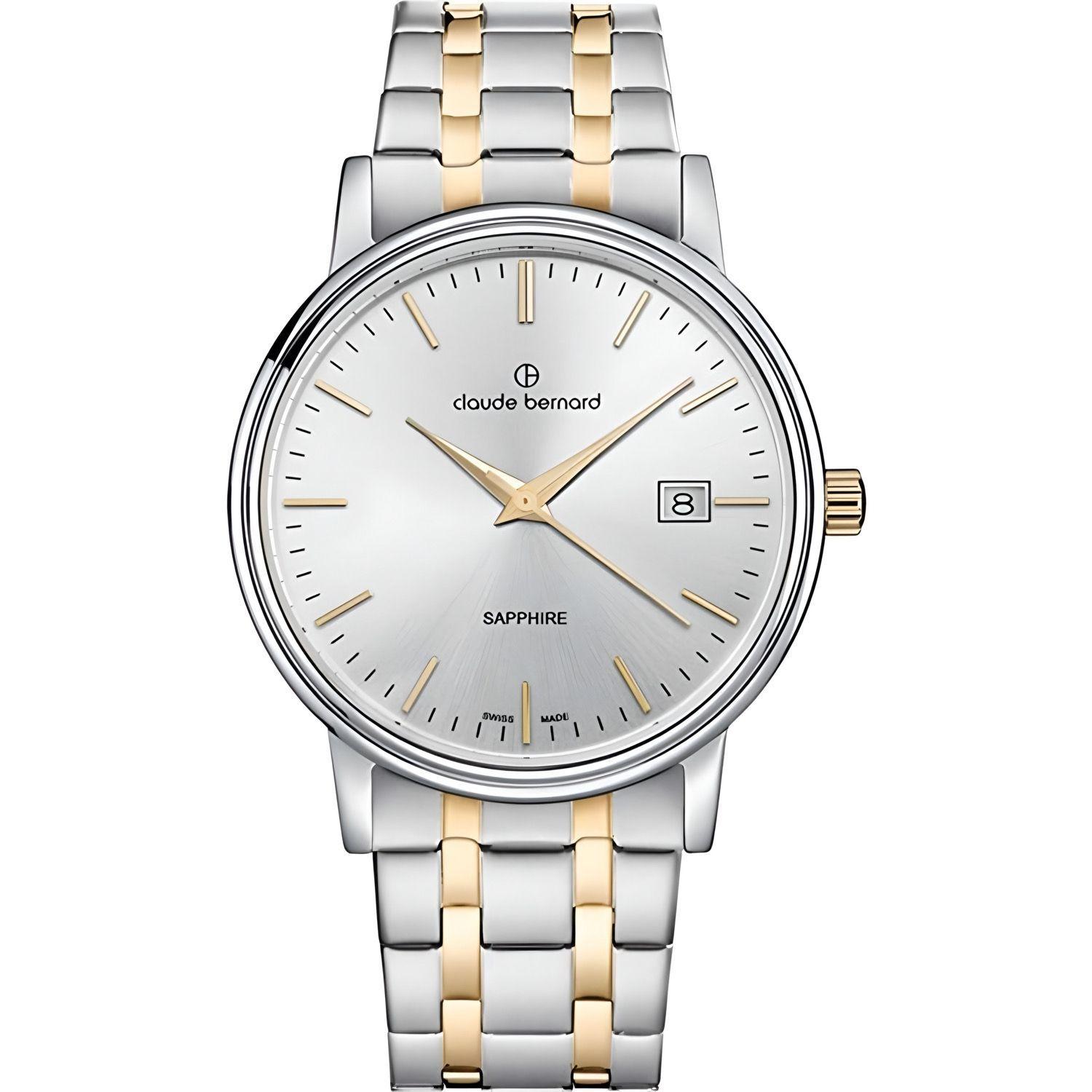 Reloj Claude Bernard Classic Bicolor 42mm Hombre-0