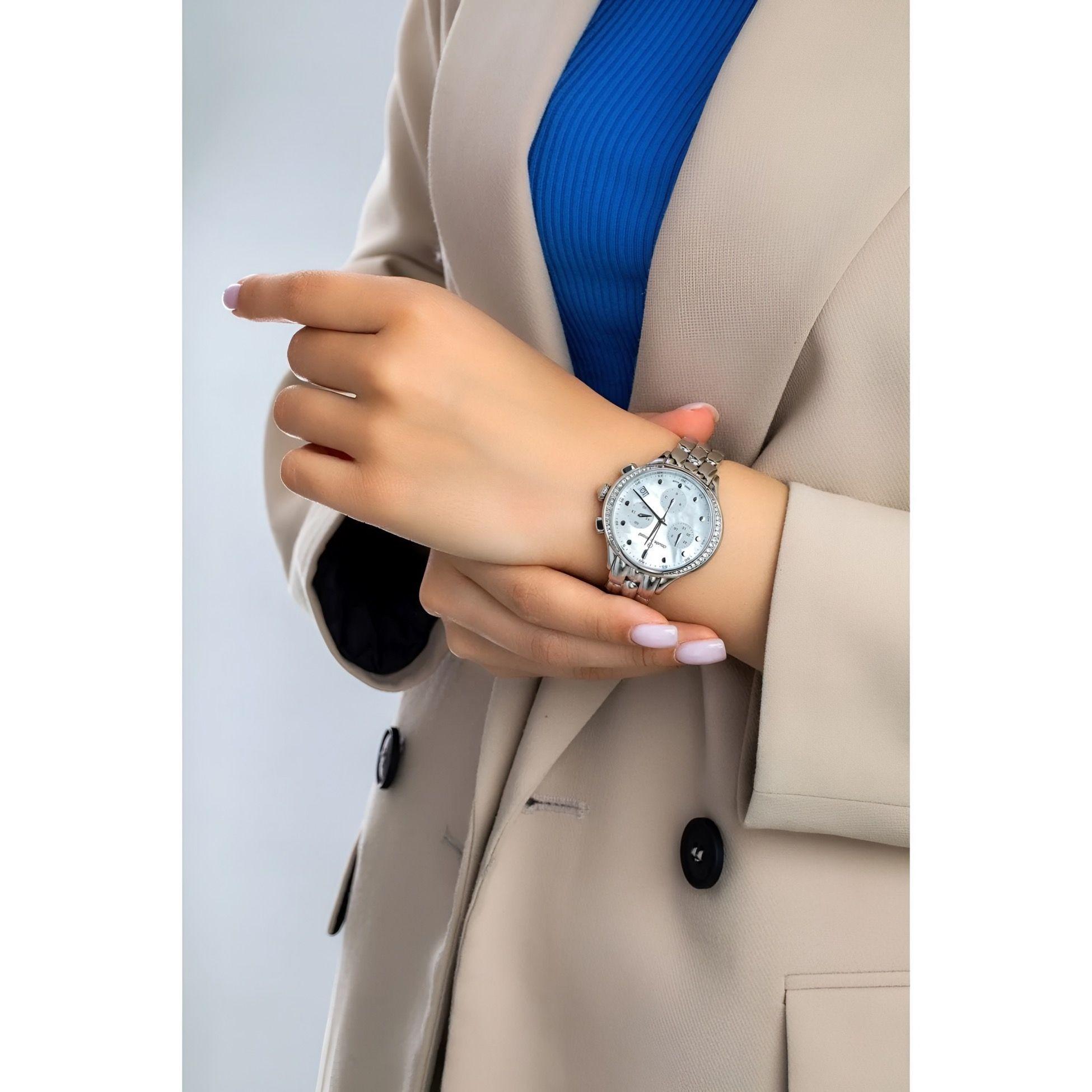 Reloj Claude Bernard New Dress Code Chronograph 38mm Mujer-3