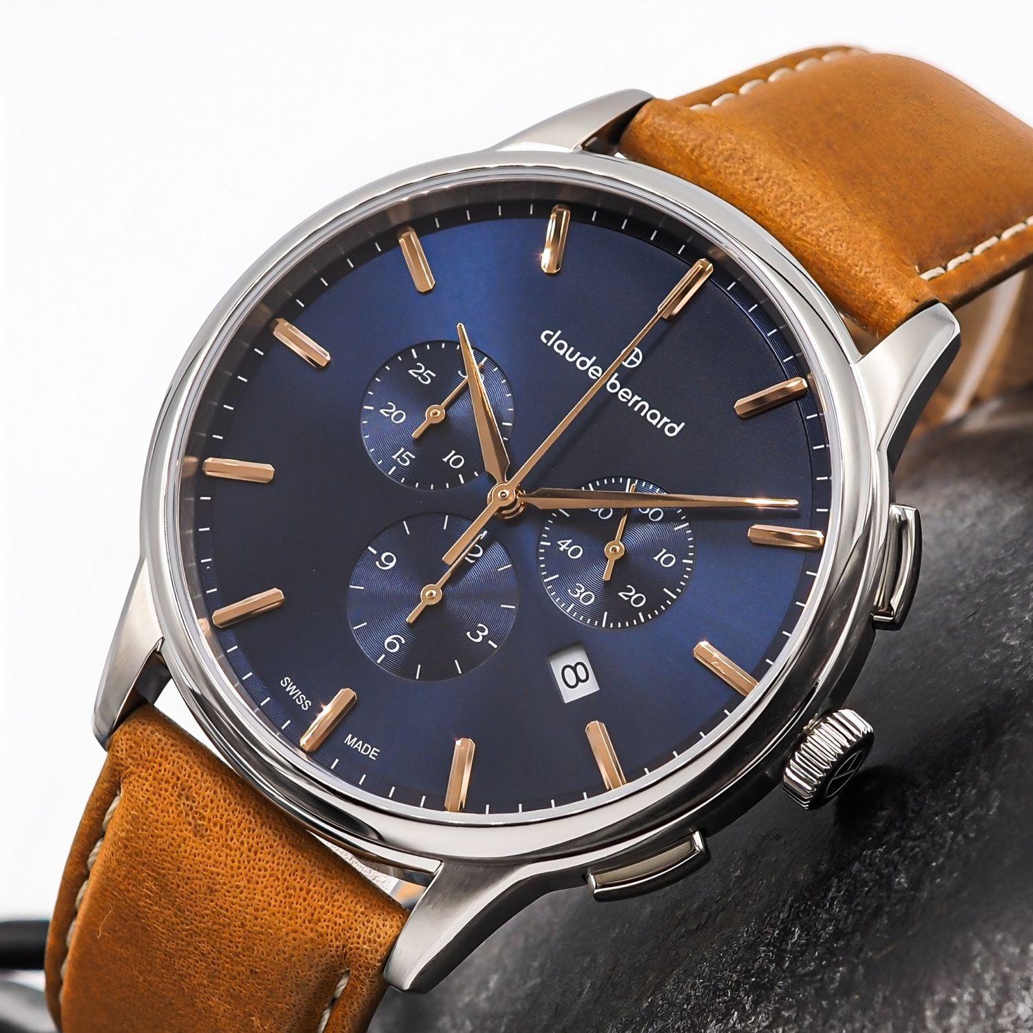 Reloj Claude Bernard Classic Chronograph Hombre 10237.3BUIR1-5