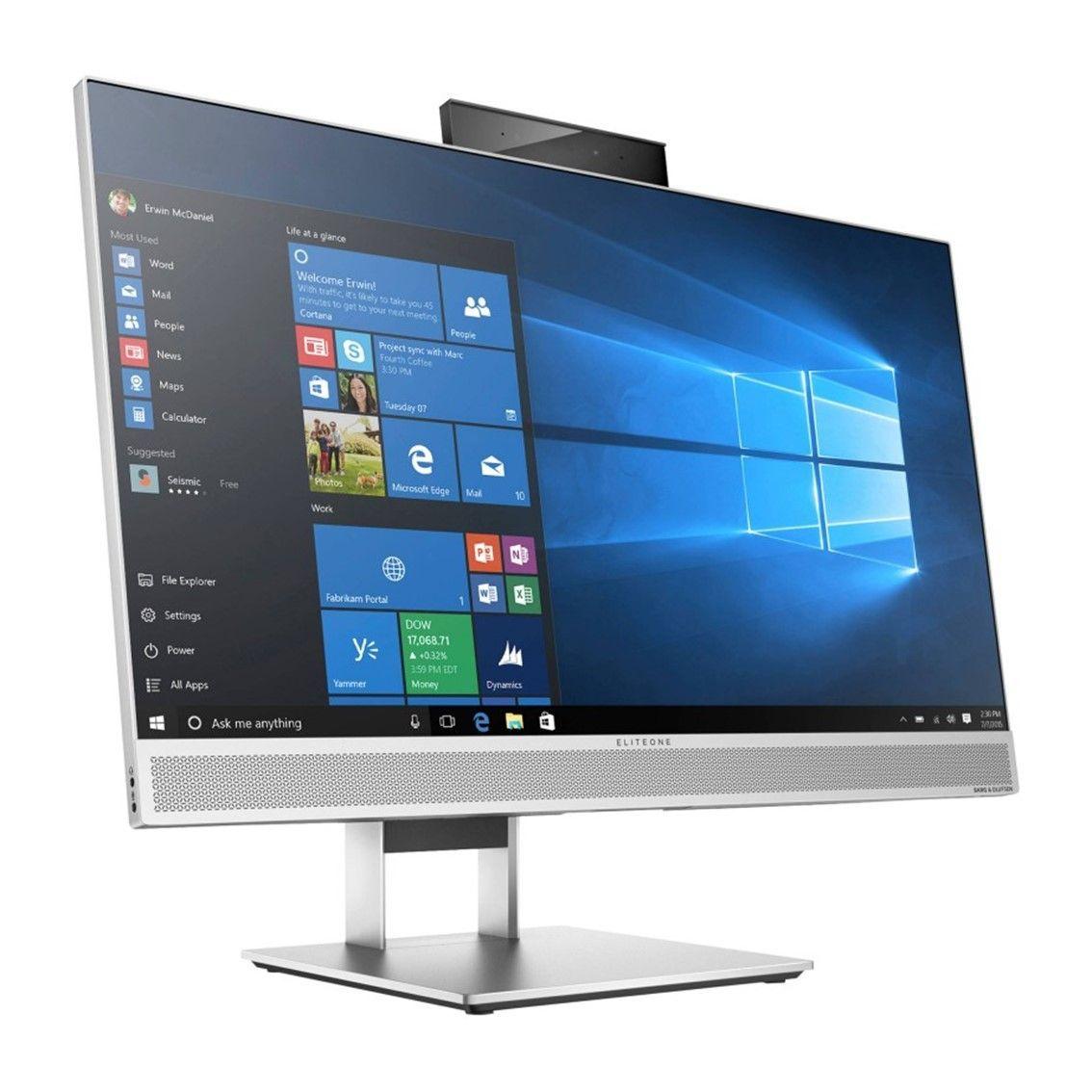 HP EliteOne 800 G4, Intel Core i7-8700, 23.8", 8GB/256GB SSD AiO NT PC- Reacondicionado-1