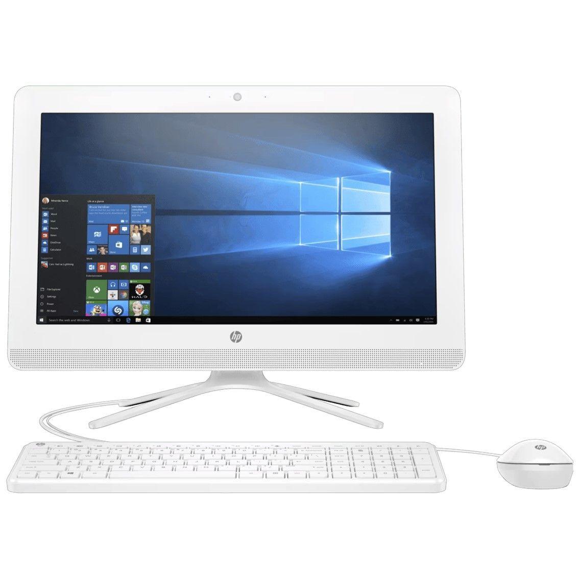 HP All-in-One 20-c205la, Intel J3060, 19.5", 8GB/128GB SSD AiO NT PC- Reacondicionado-0