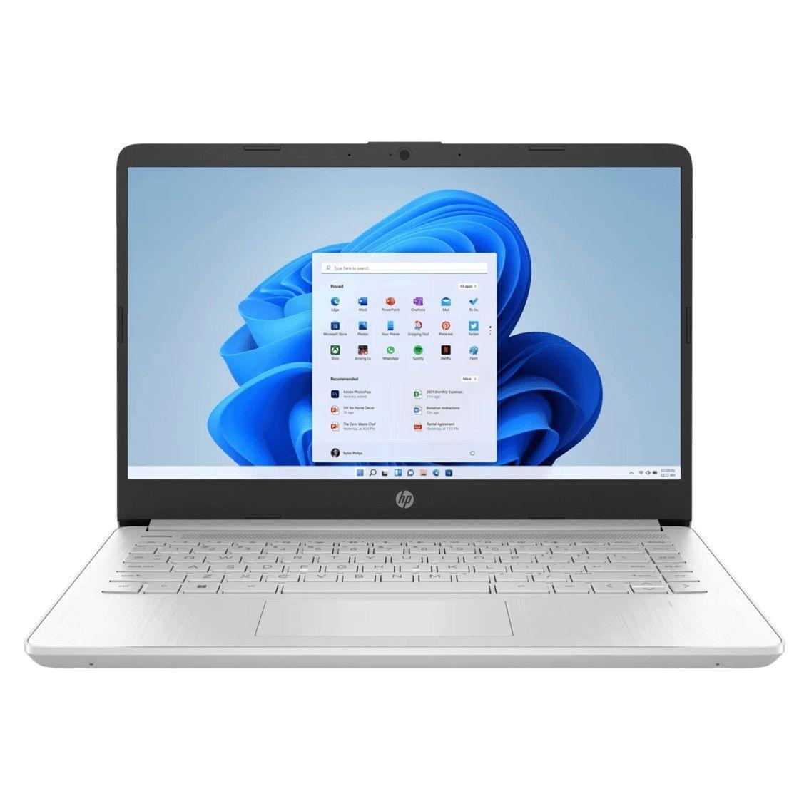 HP Laptop 14-dq2026la, Intel Core i3-1115G4, 14.0"", 4GB/256GB+16GB SSD PC- Reacondicionado-0