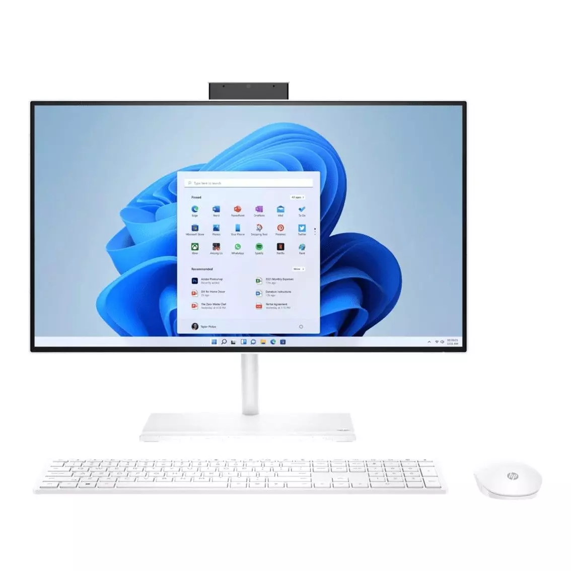 HP All-in-One 24-ck0001la, Intel Core i3-1215U, 23.8", 8GB/512GB SSD PC- Reacondicionado-0