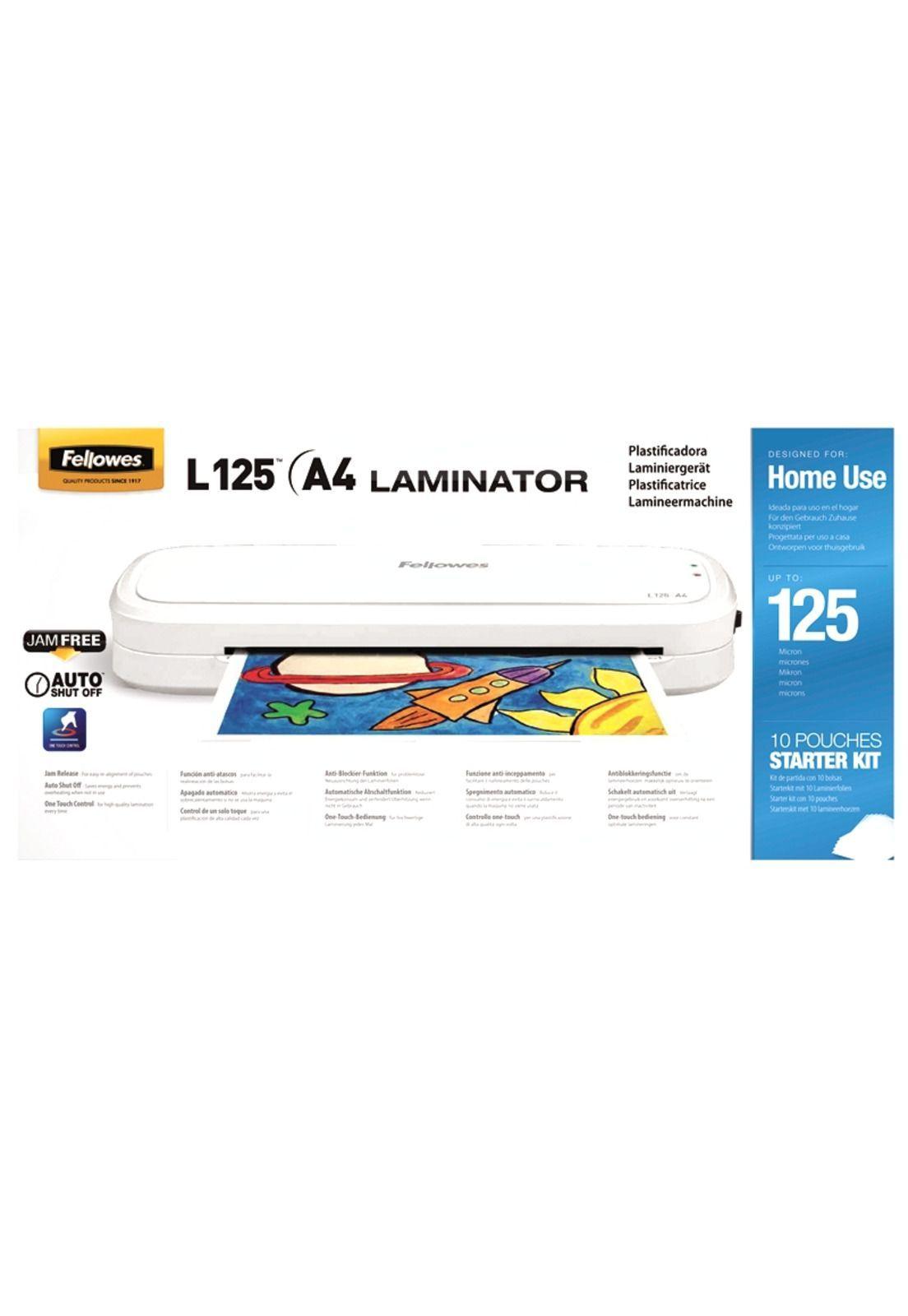 Termolaminadora / Plastificadora L125 Fellowes Blanca-2