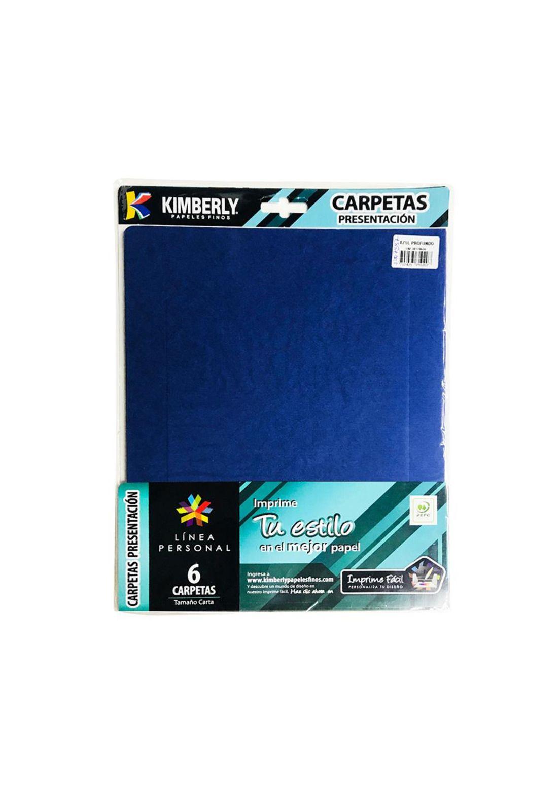 Carpetas de presentación tamaño carta 6 unidades Kimberly-0