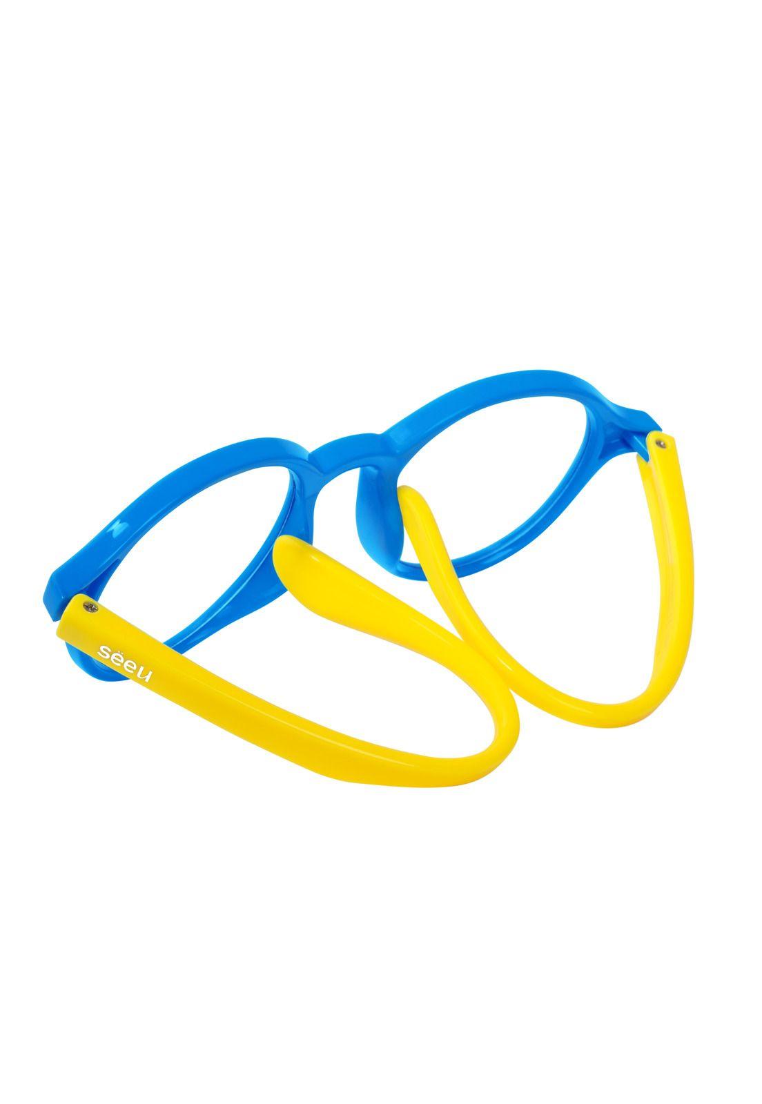 Anteojo Joa Kids Azul/Amarillo Pantalla sin grado-2