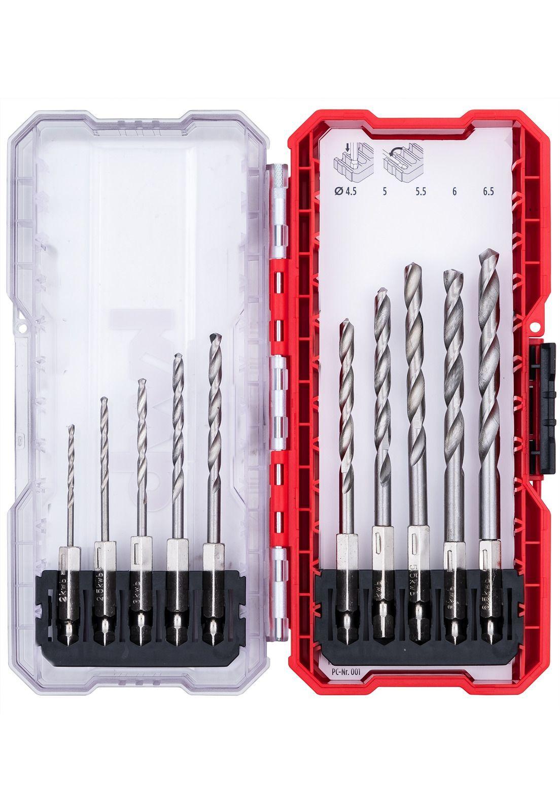 Set 10 Brocas HSS metal KWB-1