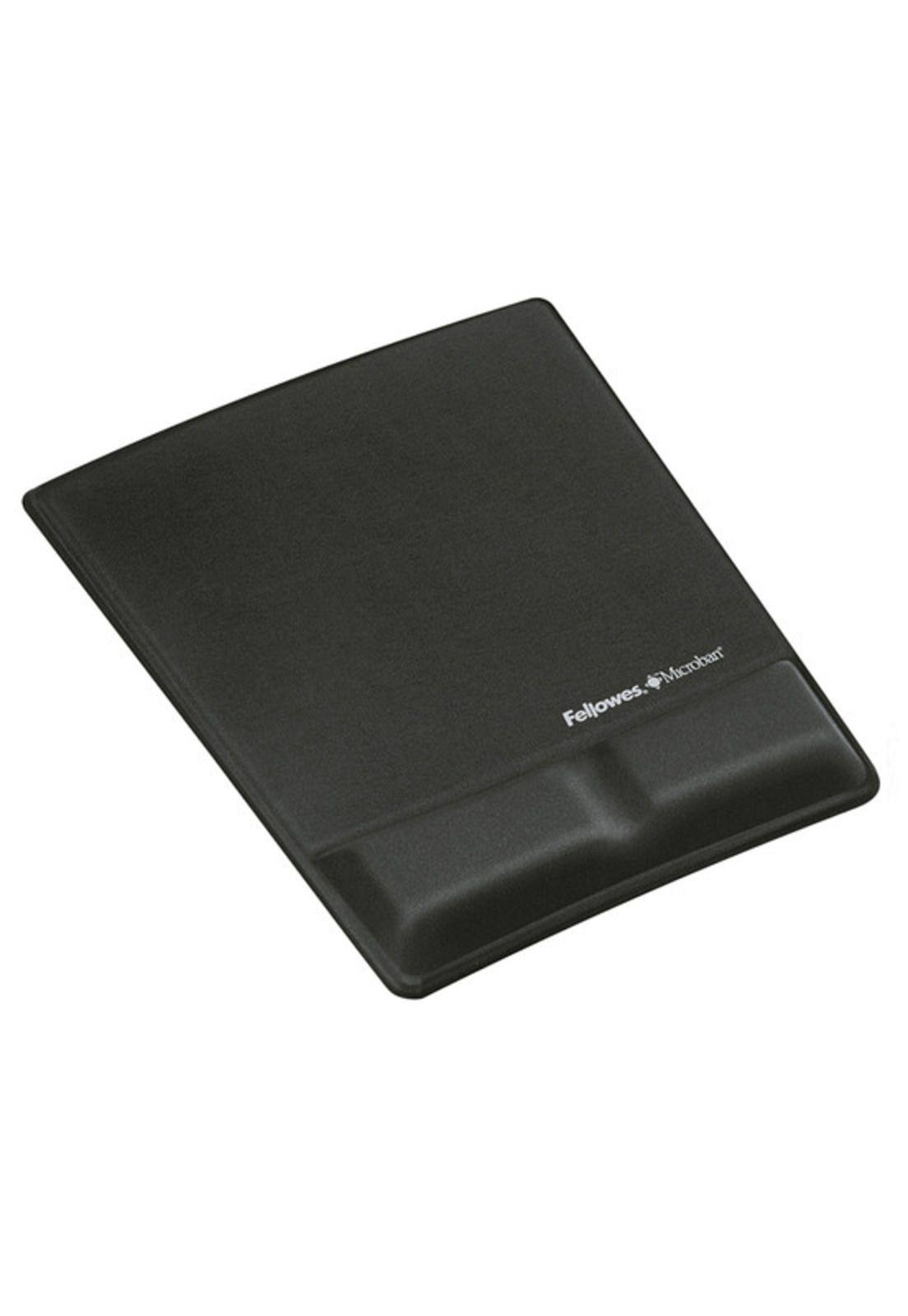 Mouse Pad Reposa / Apoya Muñecas Negro Hilado-0