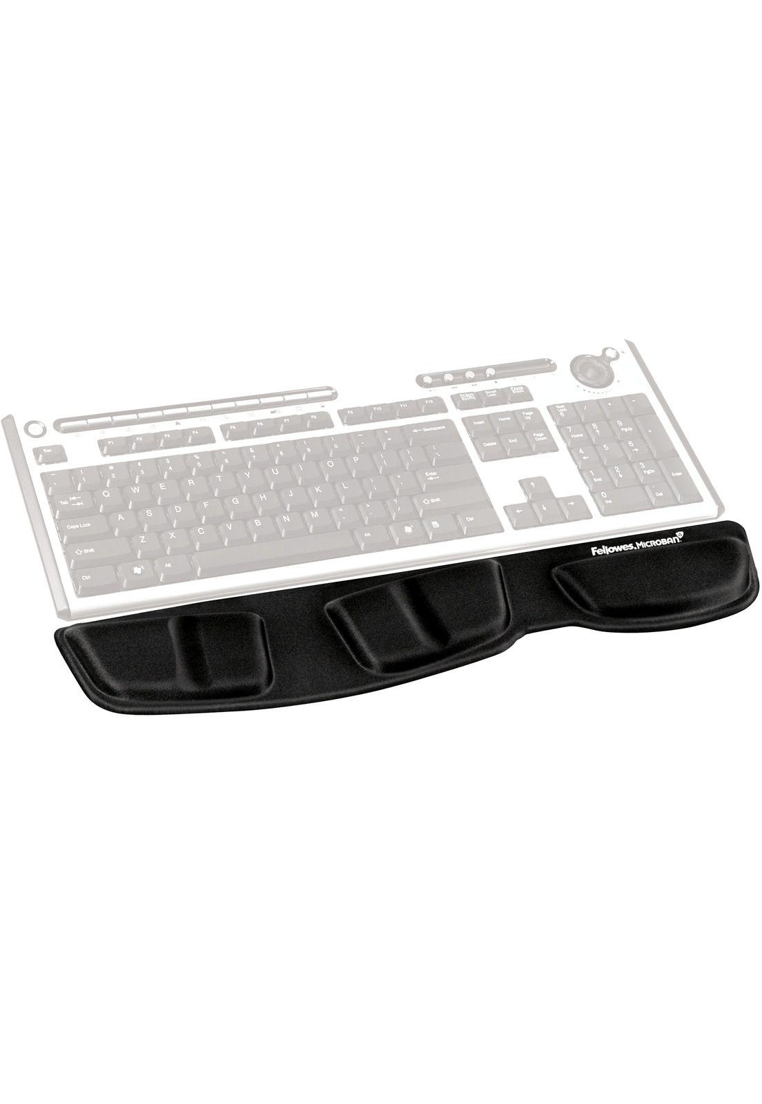 Reposa / Apoya Muñecas Teclado Negro Hilado-4