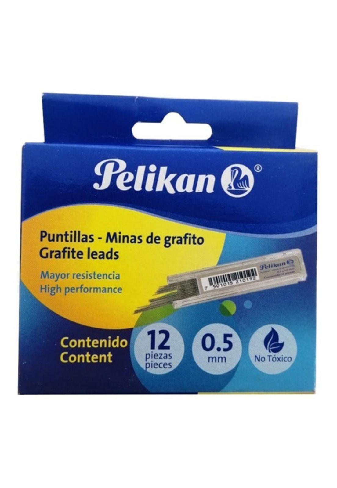 Puntillas / Minas para Portaminas 0.5mm HB Grafito Pelikan-0
