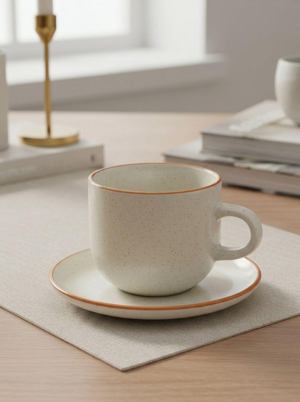 Set de 6 Tazas y 6 Platos de Te o Cafe Hallen Aryna-2