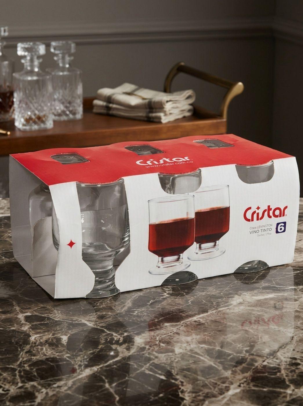 Set 6 Copas Vino Tinto Nadir Cristar Lexington 170ml-2