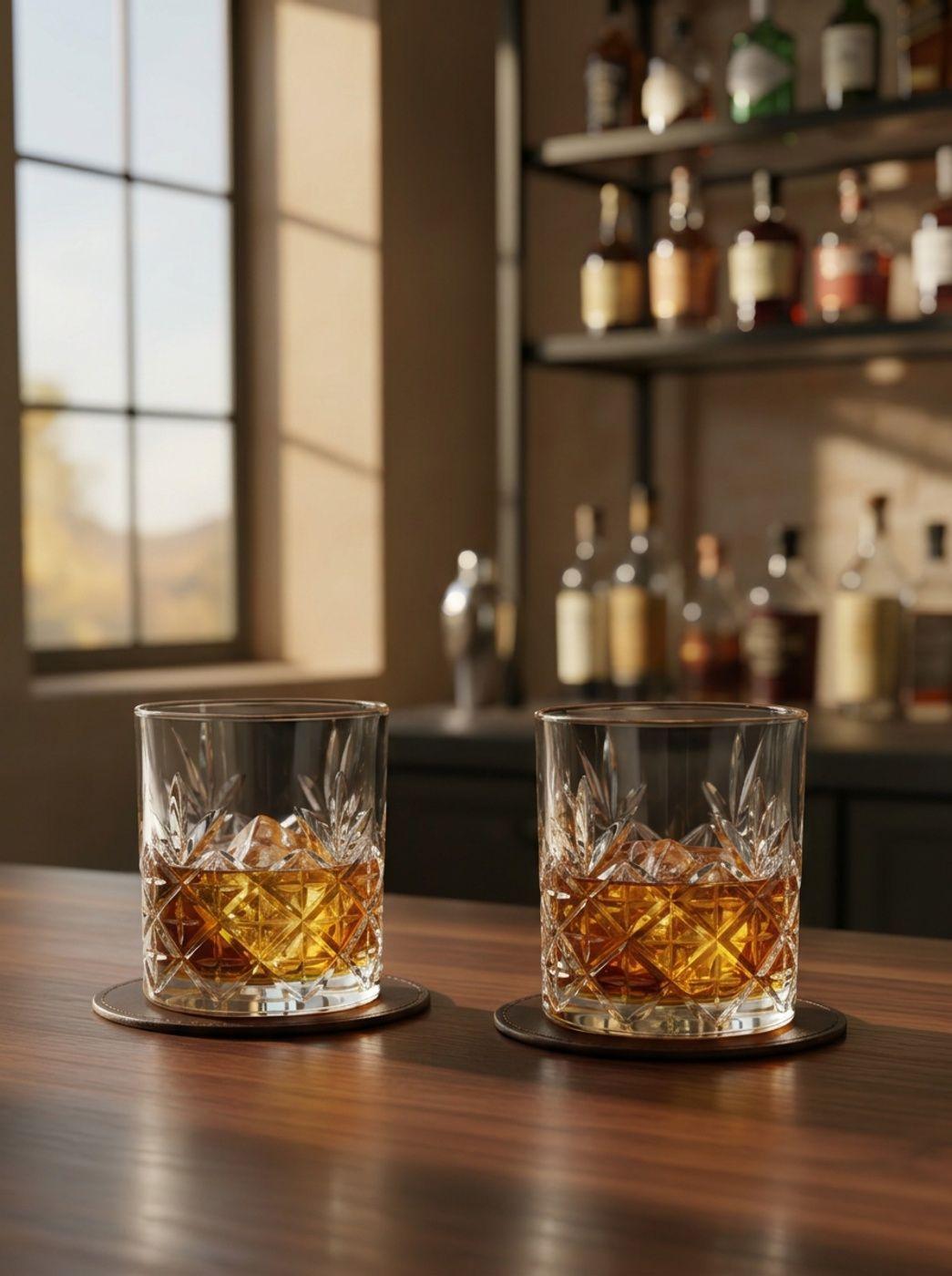 Set 6 Vasos Bajos De Vidrio Whisky 340ml Berlin Hausmann-2