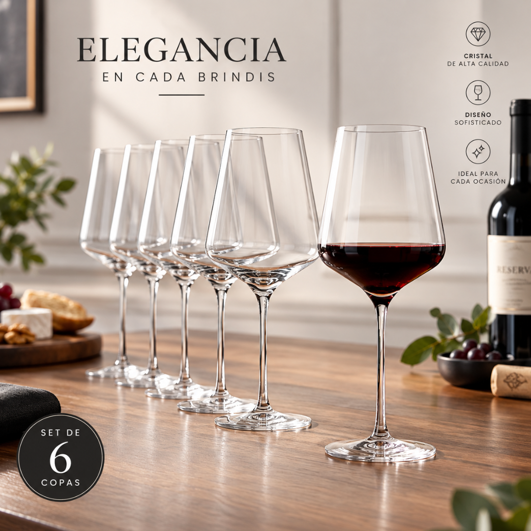Set 6 Copas Bordeaux Quatrophil 645ml Stolzle-3