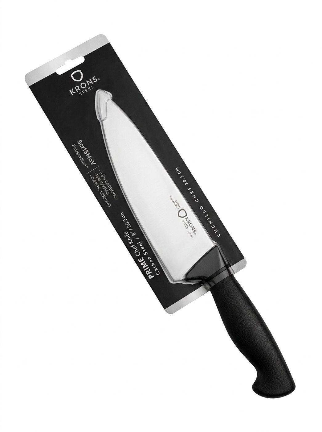 Cuchillo Chef Knife Marca Krons 20 3cm Acero Inoxidable-0