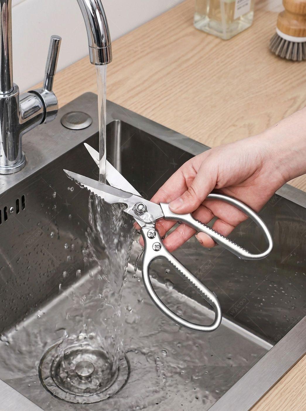 Tijera De Cocina Acero Inoxidable 23cm Wens Multiuso-2