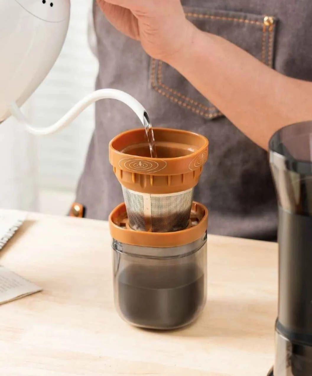 Molinillo de café eléctrico inalámbrico 2 en 1-2
